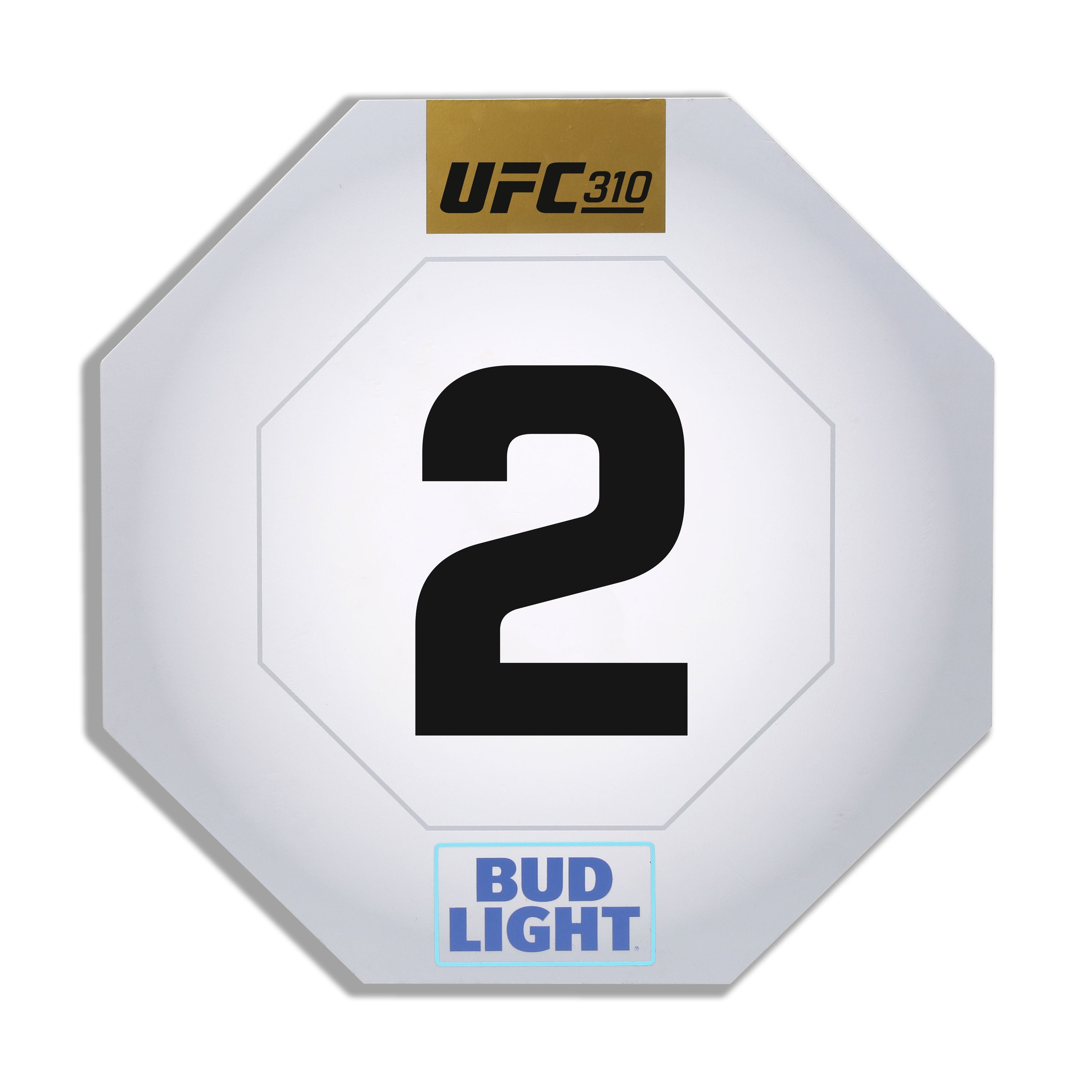 UFC 310: Pantoja vs Asakura Event Used Round Card Two