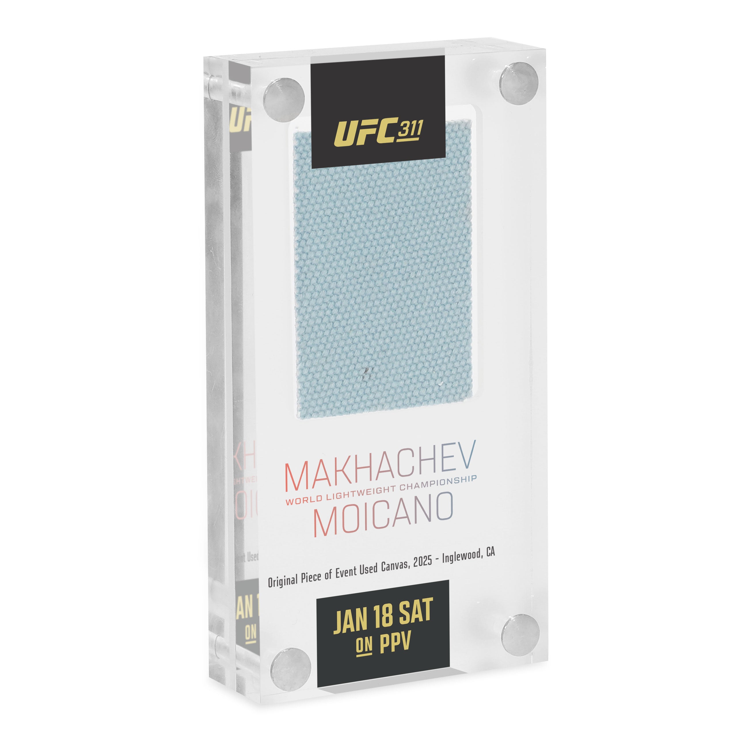 UFC 311: Makhachev vs Moicano Canvas in Acrylic