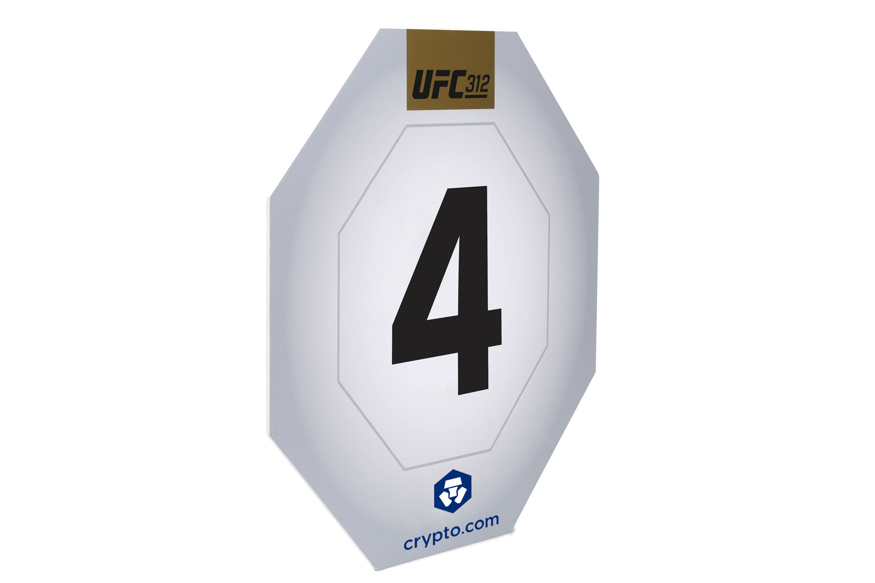 UFC 312: Du Plessis vs Strickland Event Used Round Card Four