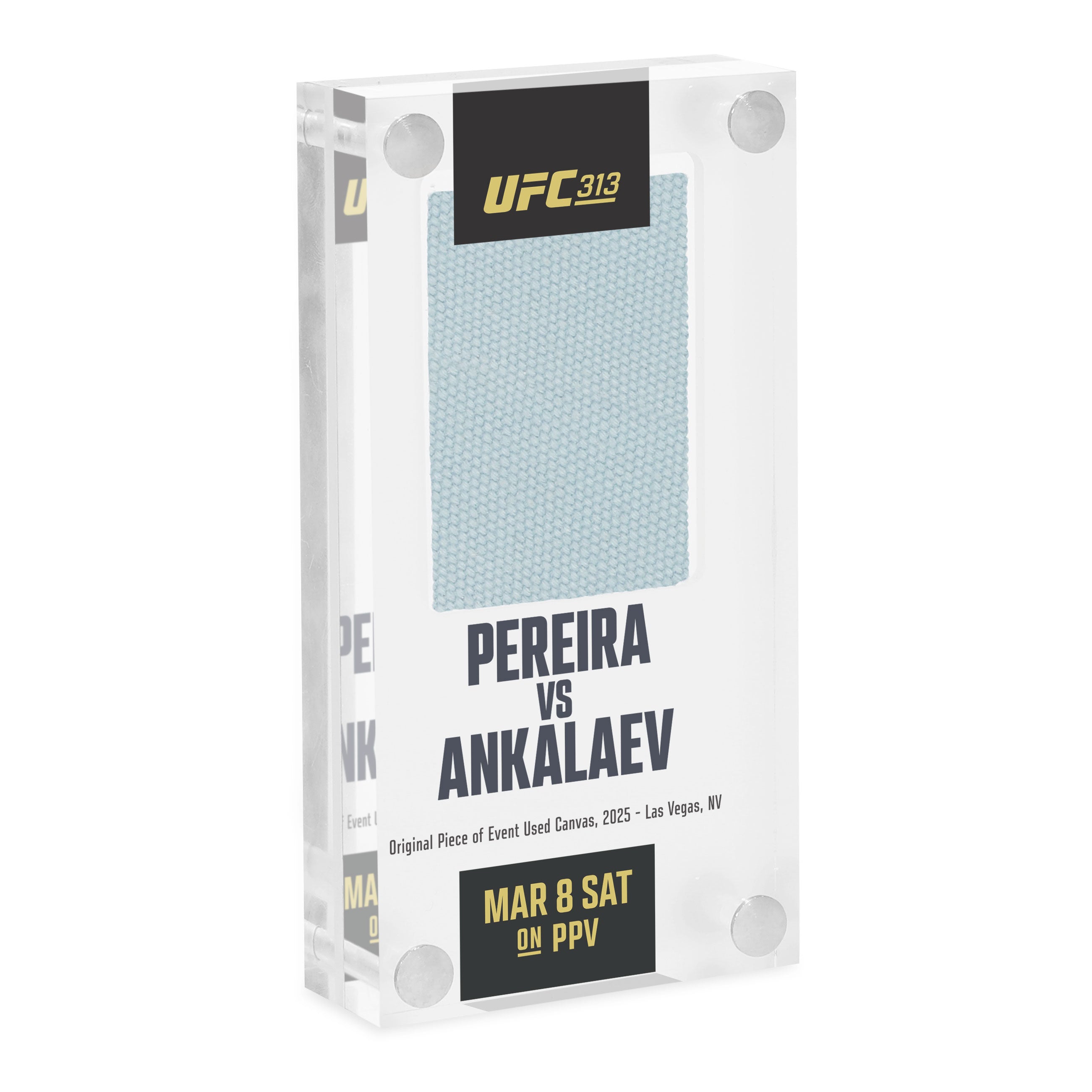 UFC 313: Pereira vs Ankalaev Canvas in Acrylic