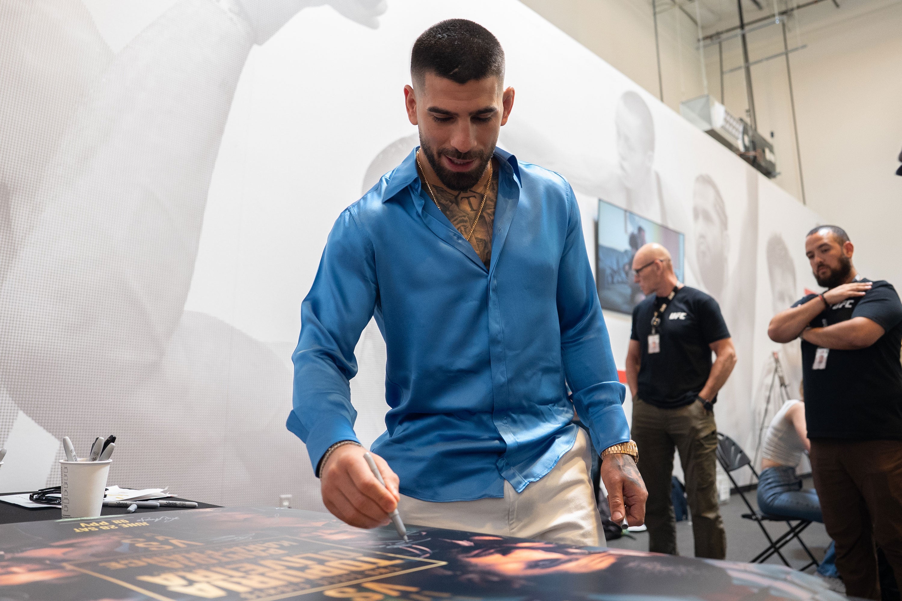 UFC 317: Topuria vs Oliveira Autographed Event Poster