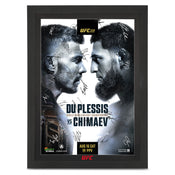 UFC 319: Du Plessis vs Chimaev Autographed Event Poster First Edition