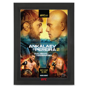 UFC 320: Ankalaev vs Pereira 2 First Edition Autographed Event Poster