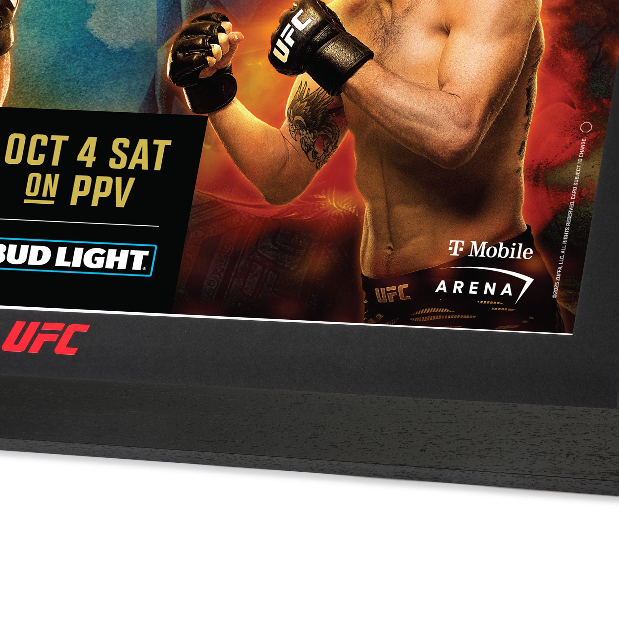 UFC 320: Ankalaev vs Pereira 2 Autographed Event Poster