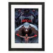 UFC 328: Chimaev vs Strickland Artist Series Framed Print