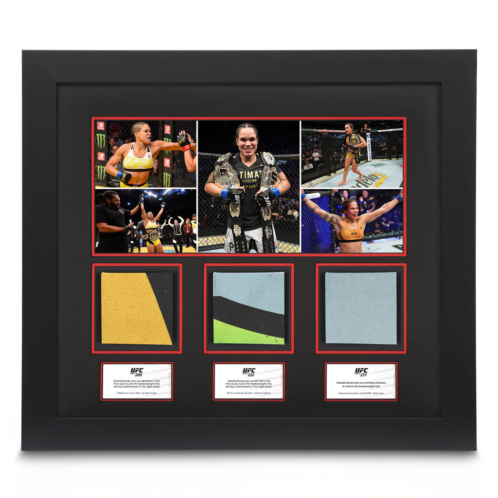 Amanda Nunes Limited-Edition UFC Champion Triple Canvas & Photo