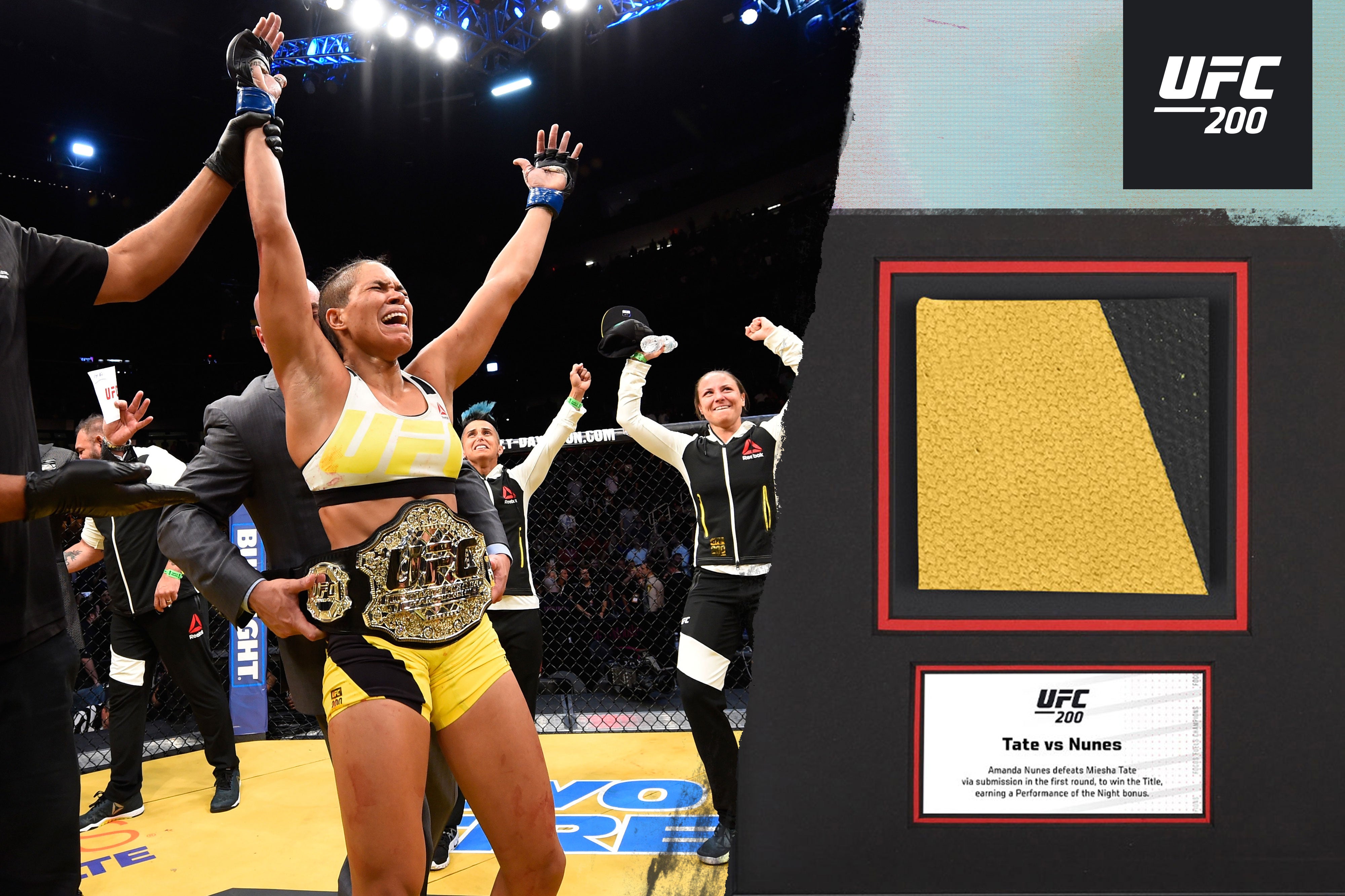 Amanda Nunes Limited-Edition UFC Champion Triple Canvas & Photo