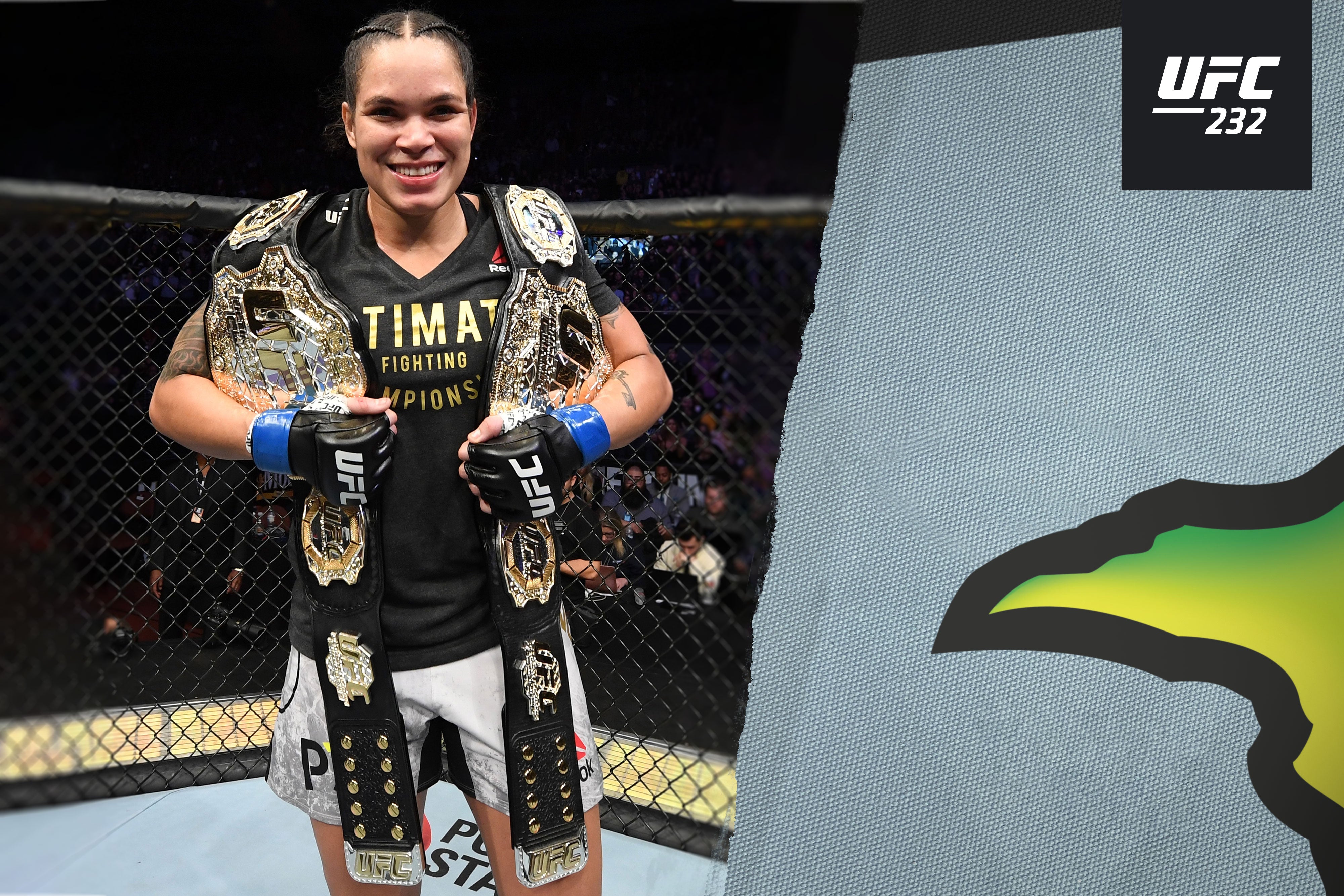 Amanda Nunes Limited-Edition UFC Champion Triple Canvas & Photo