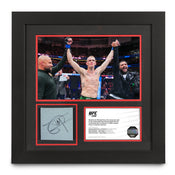 Ian Garry UFC 298 Signed Canvas & Photo