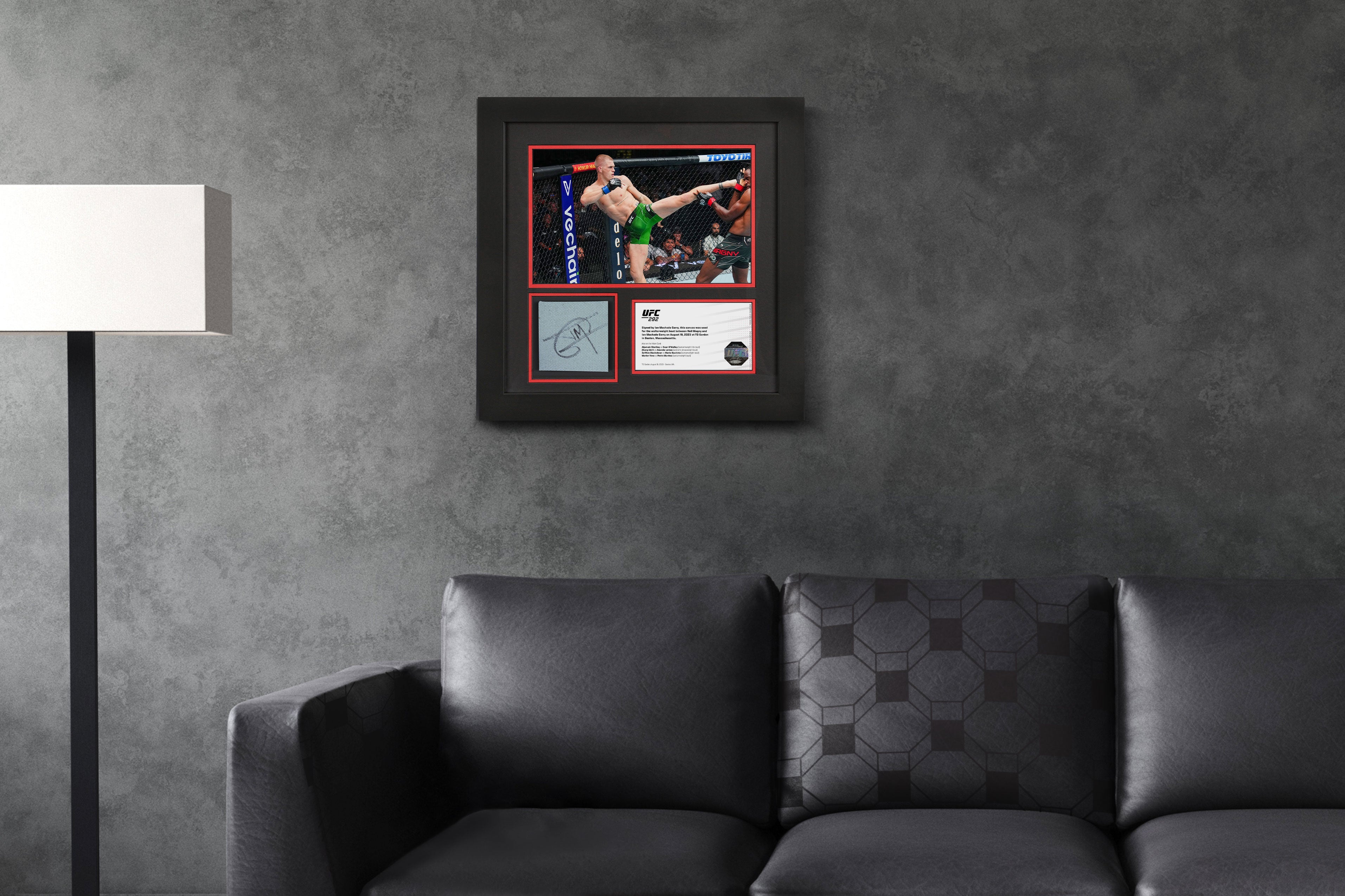 Ian Garry UFC 292 Signed Canvas & Photo