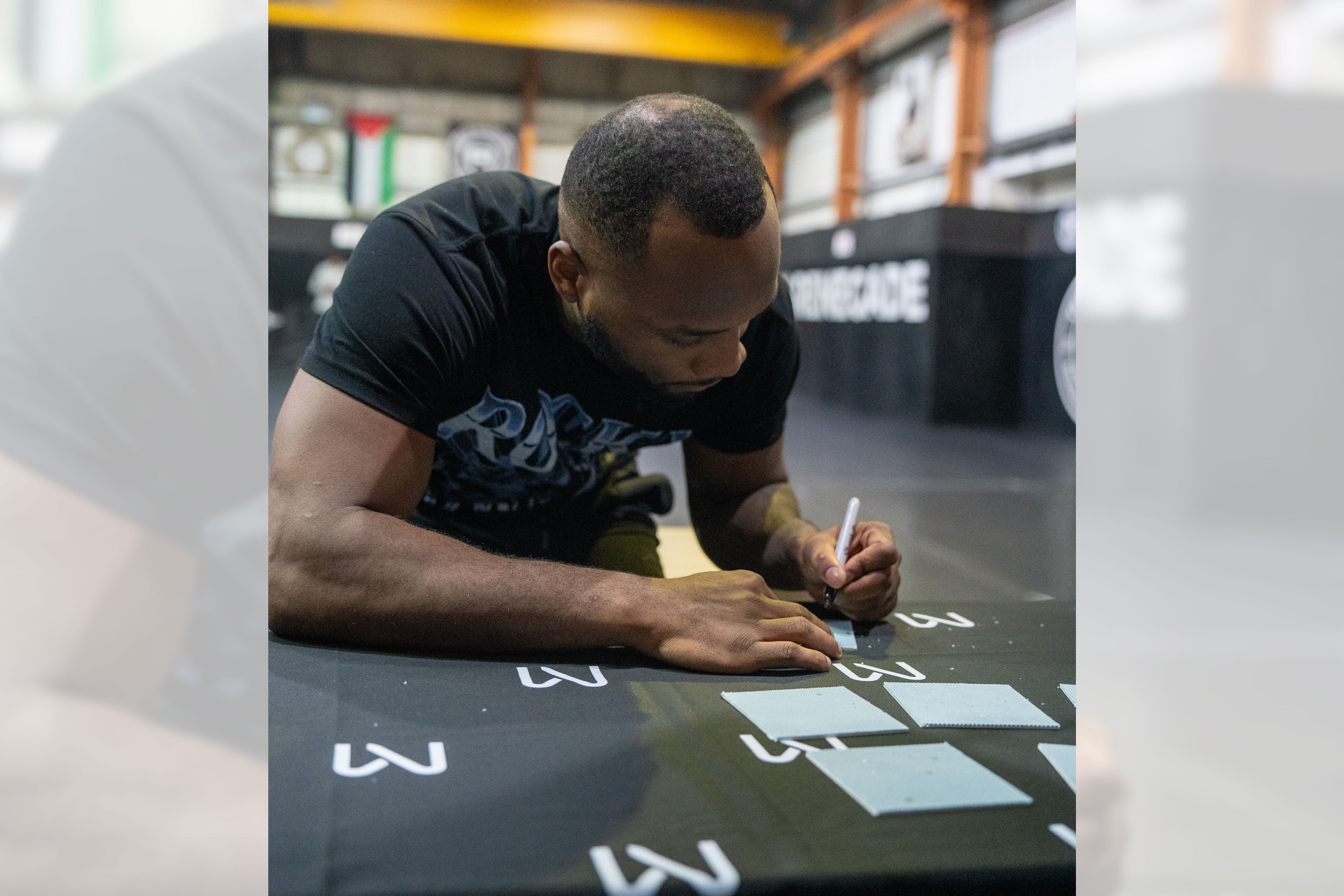 Leon Edwards Signed Canvas & Photo UFC 296