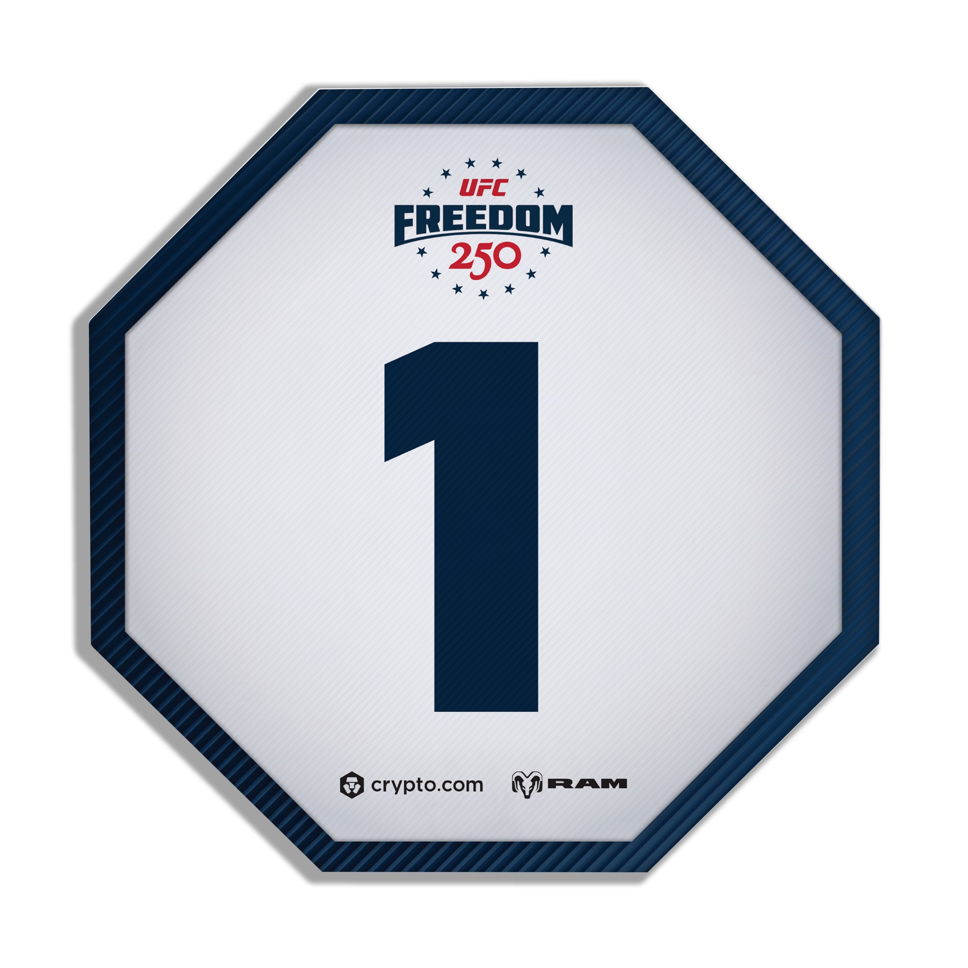 UFC Freedom 250: Topuria vs Gaethje Event Used Round Card One