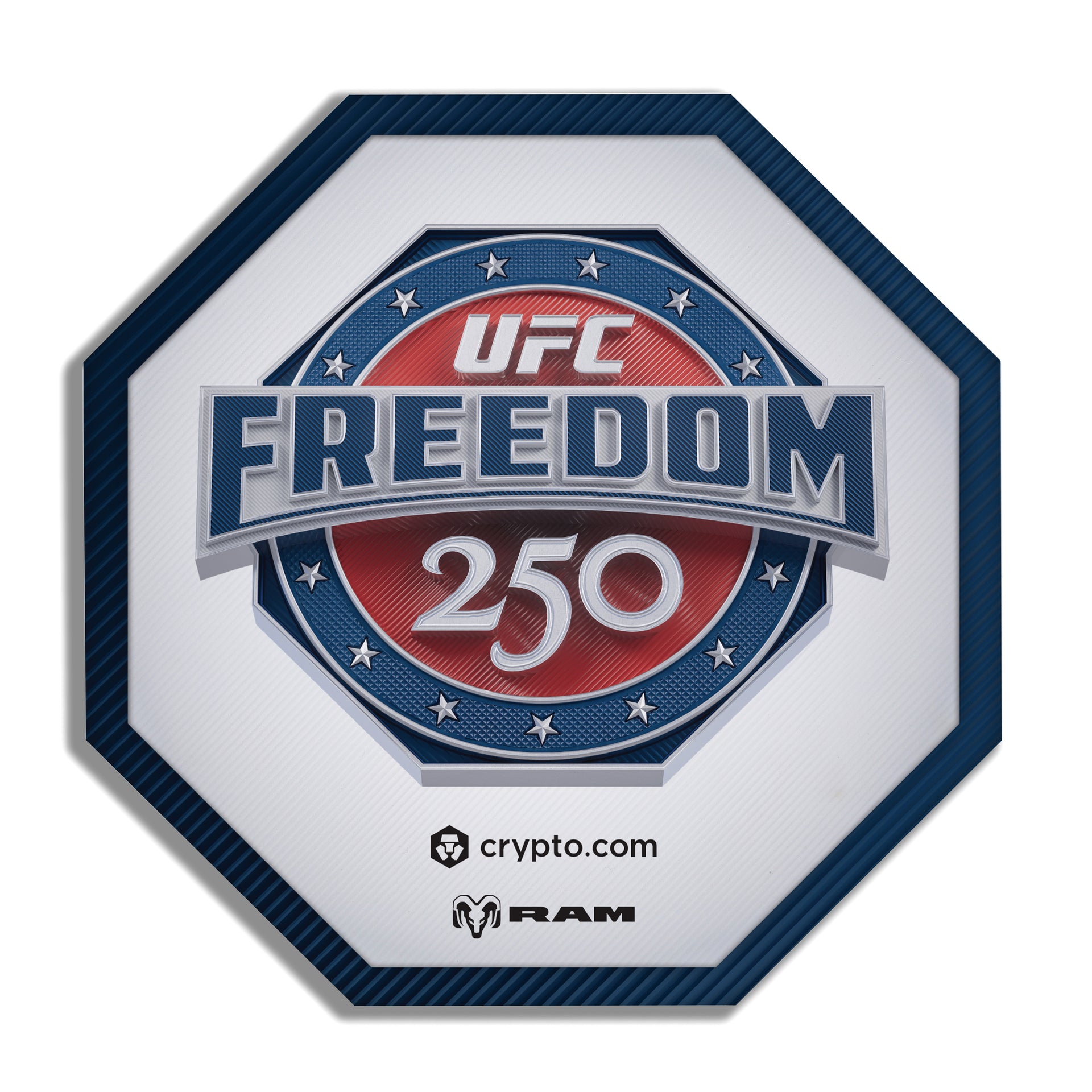 UFC Freedom 250: Topuria vs Gaethje Event Used Round Card Five