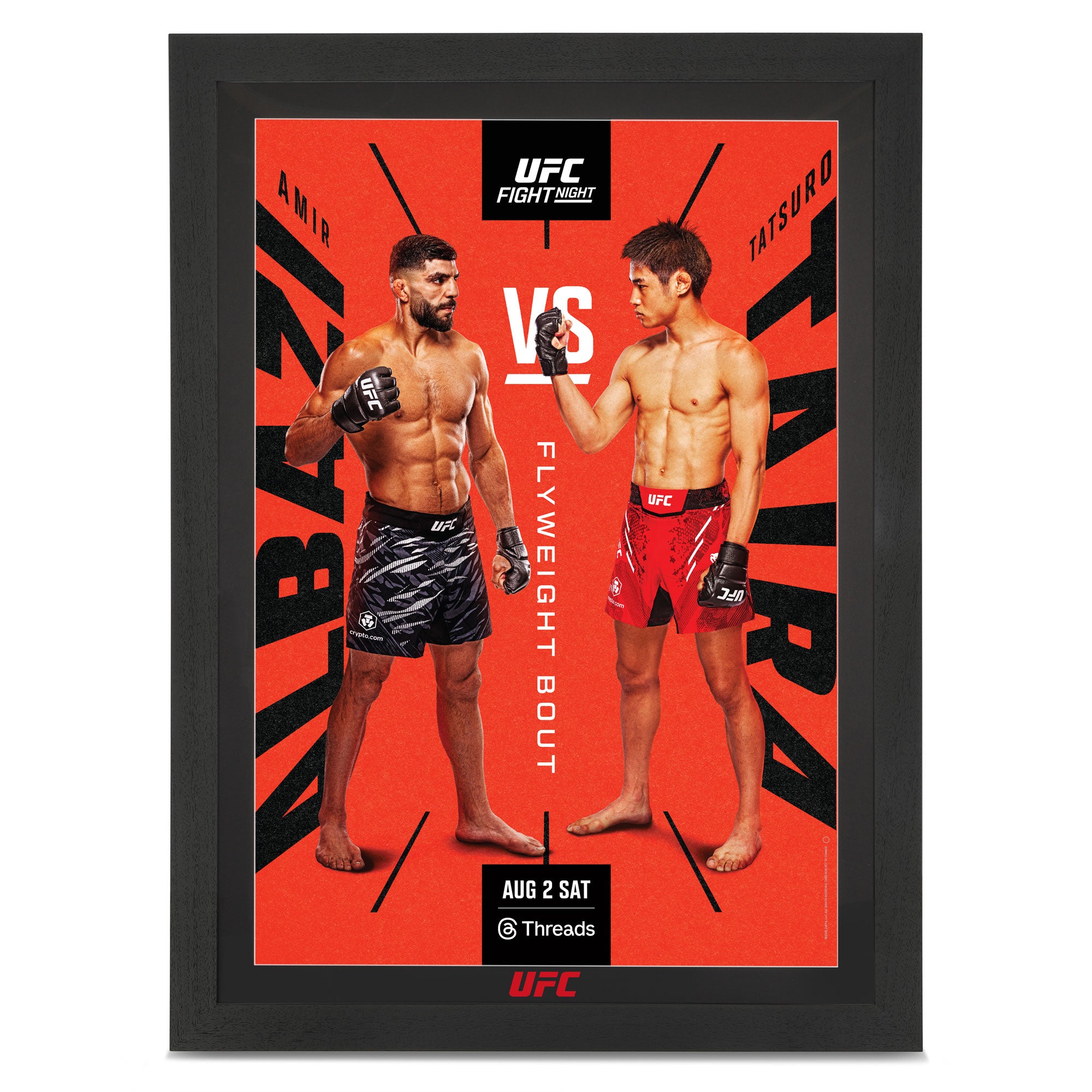 UFC Fight Night: Albazi vs Taira Autographed Event Poster