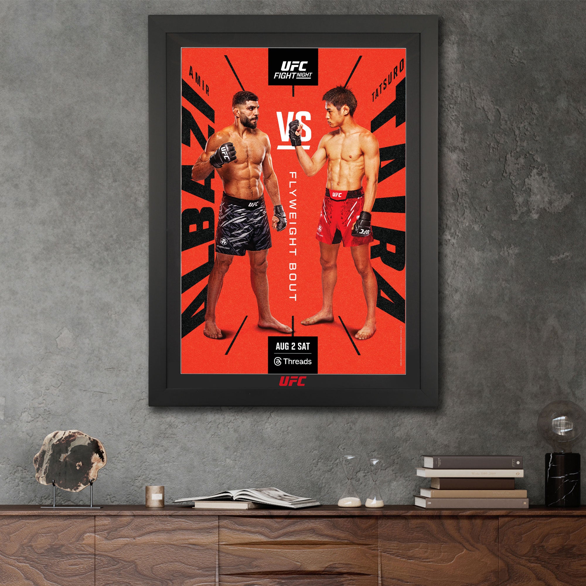 UFC Fight Night: Albazi vs Taira Autographed Event Poster