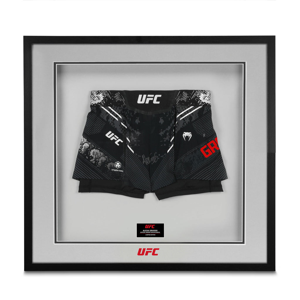 Alexa Grasso 1-of-1 Signed Venum Black Fight Night Short