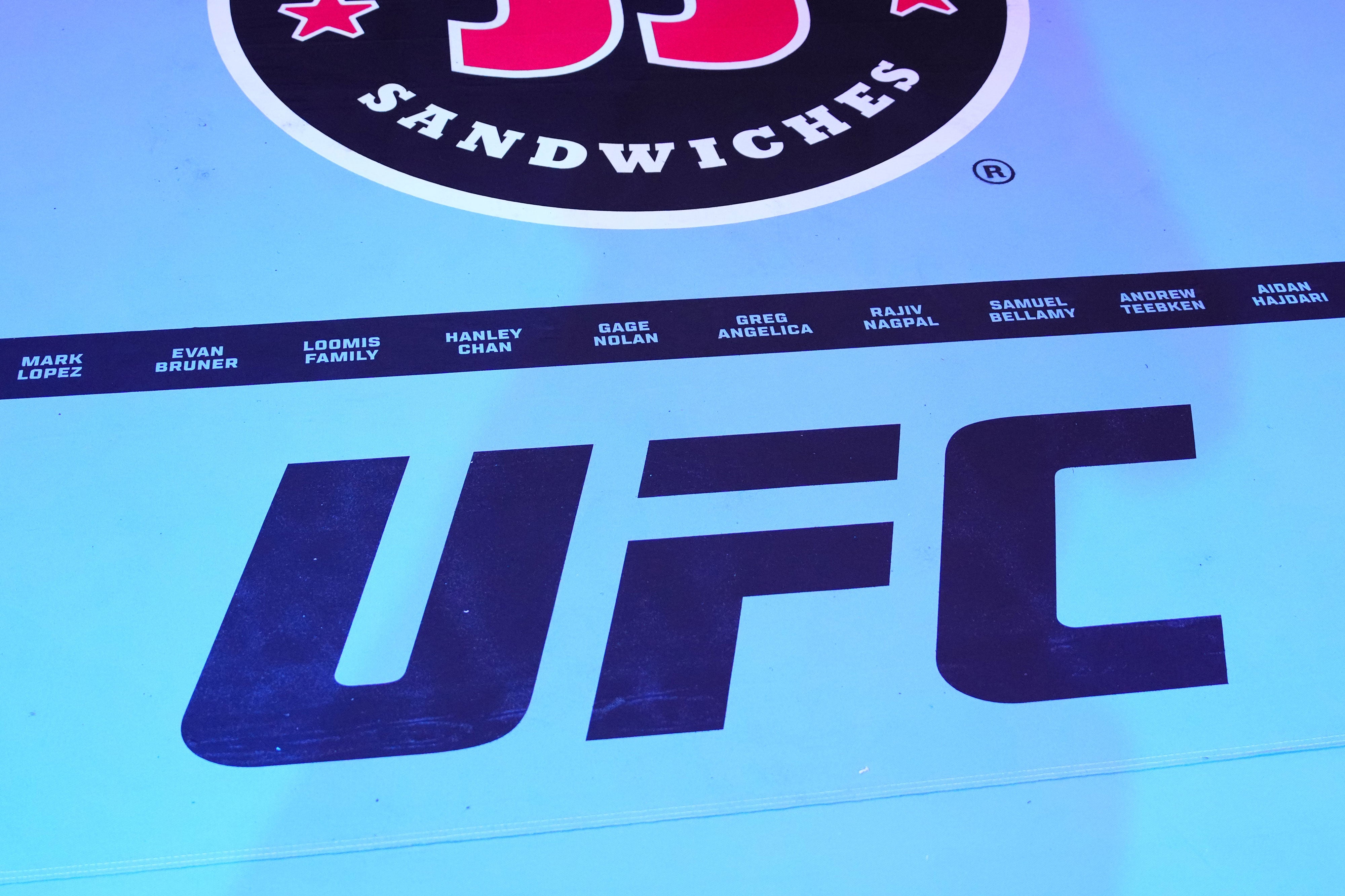 UFC Fight Night: Blaydes vs Almeida Name On Canvas