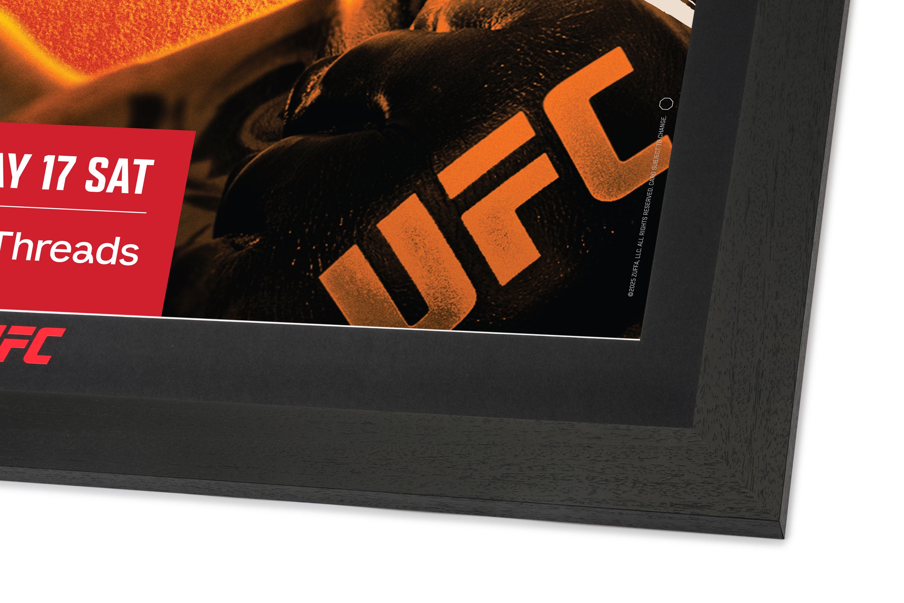 UFC Fight Night: Burns vs Morales Autographed Event Poster