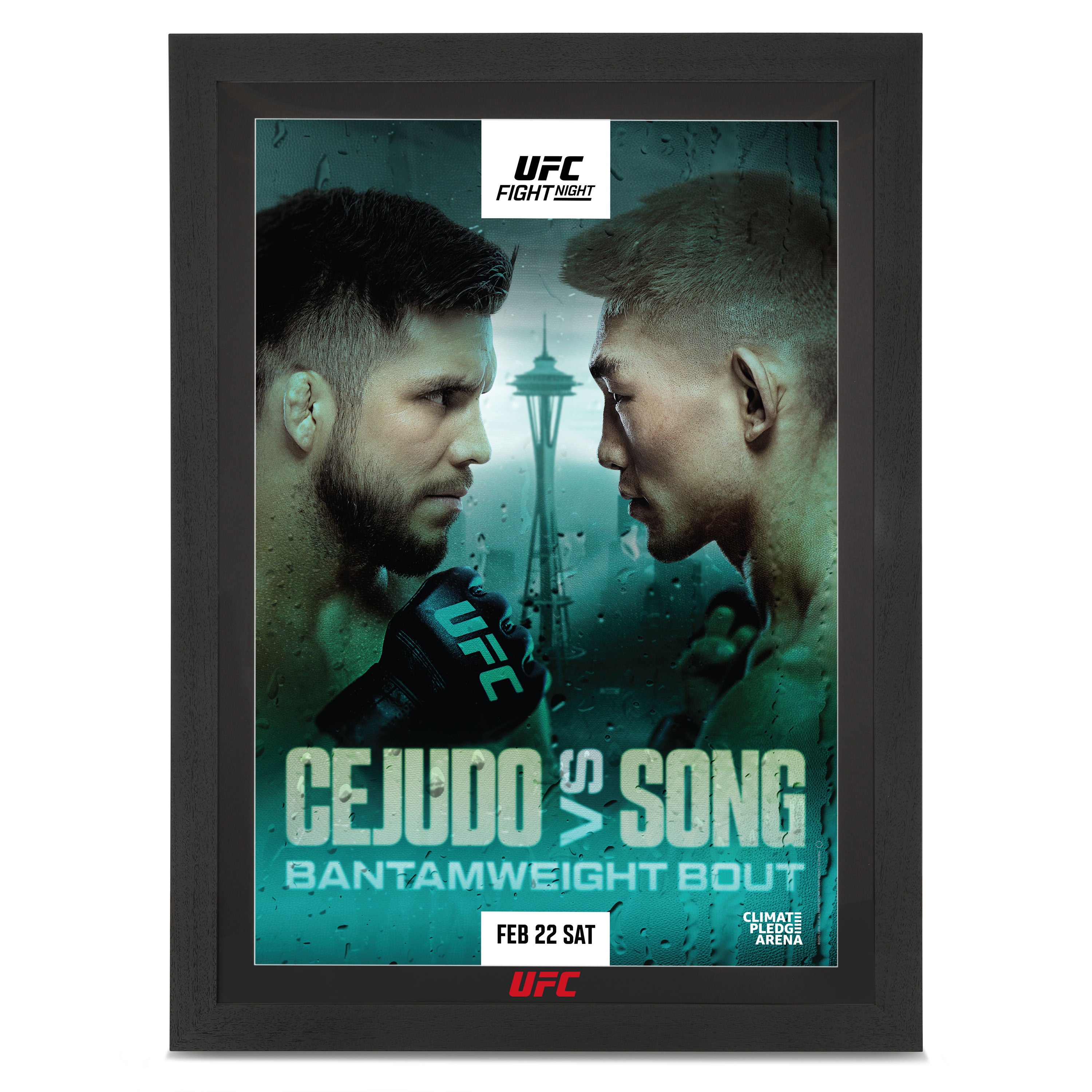 UFC Fight Night: Cejudo vs Song Autographed Event Poster