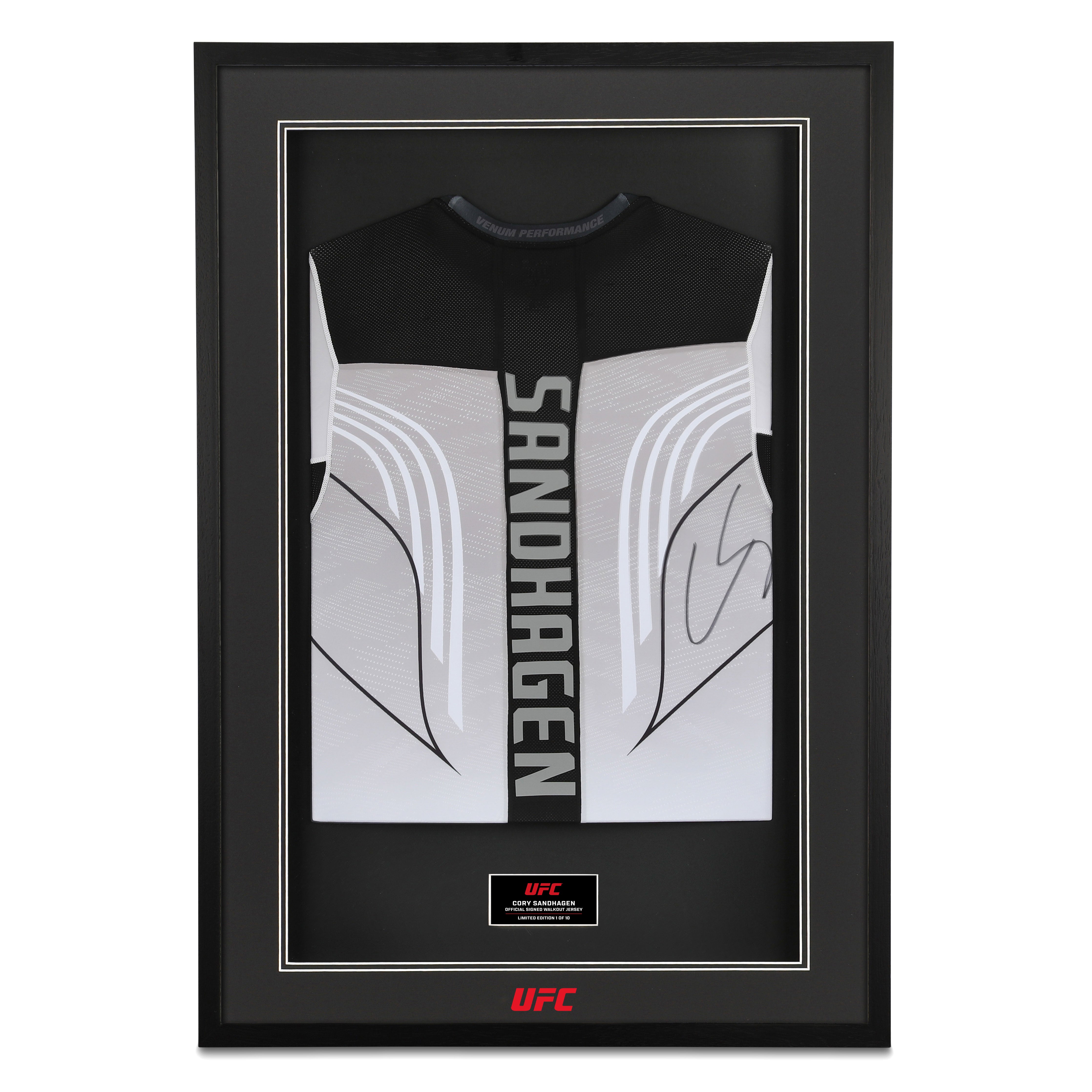 Cory Sandhagen Signed White Fight Night 2.0 Jersey