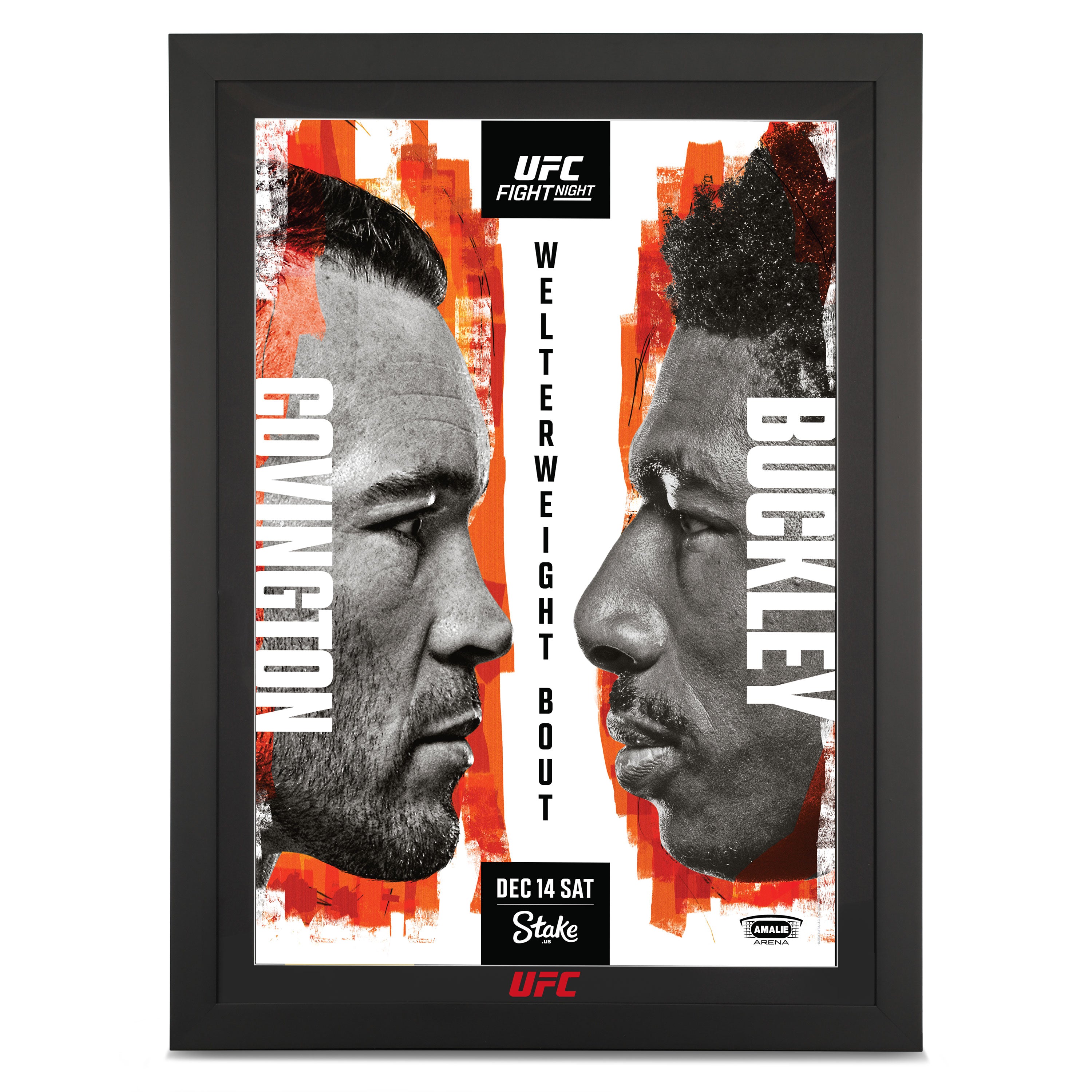 UFC Fight Night: Covington vs Buckley Autographed Event Poster