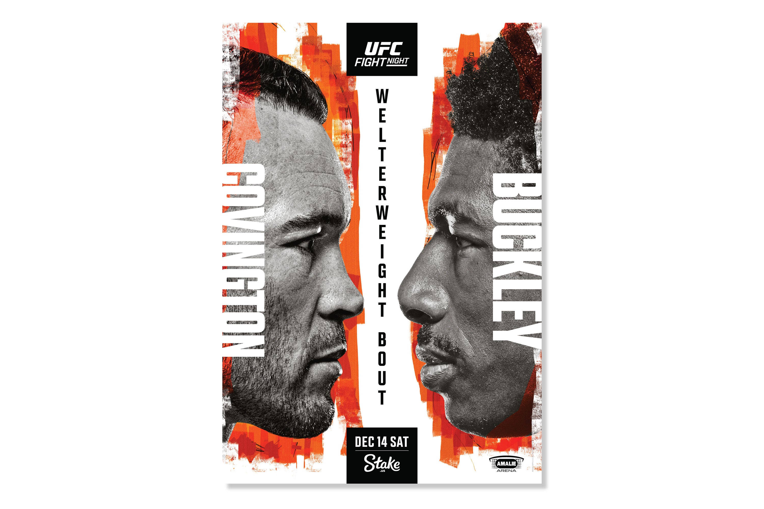 UFC Fight Night: Covington vs Buckley Autographed Event Poster