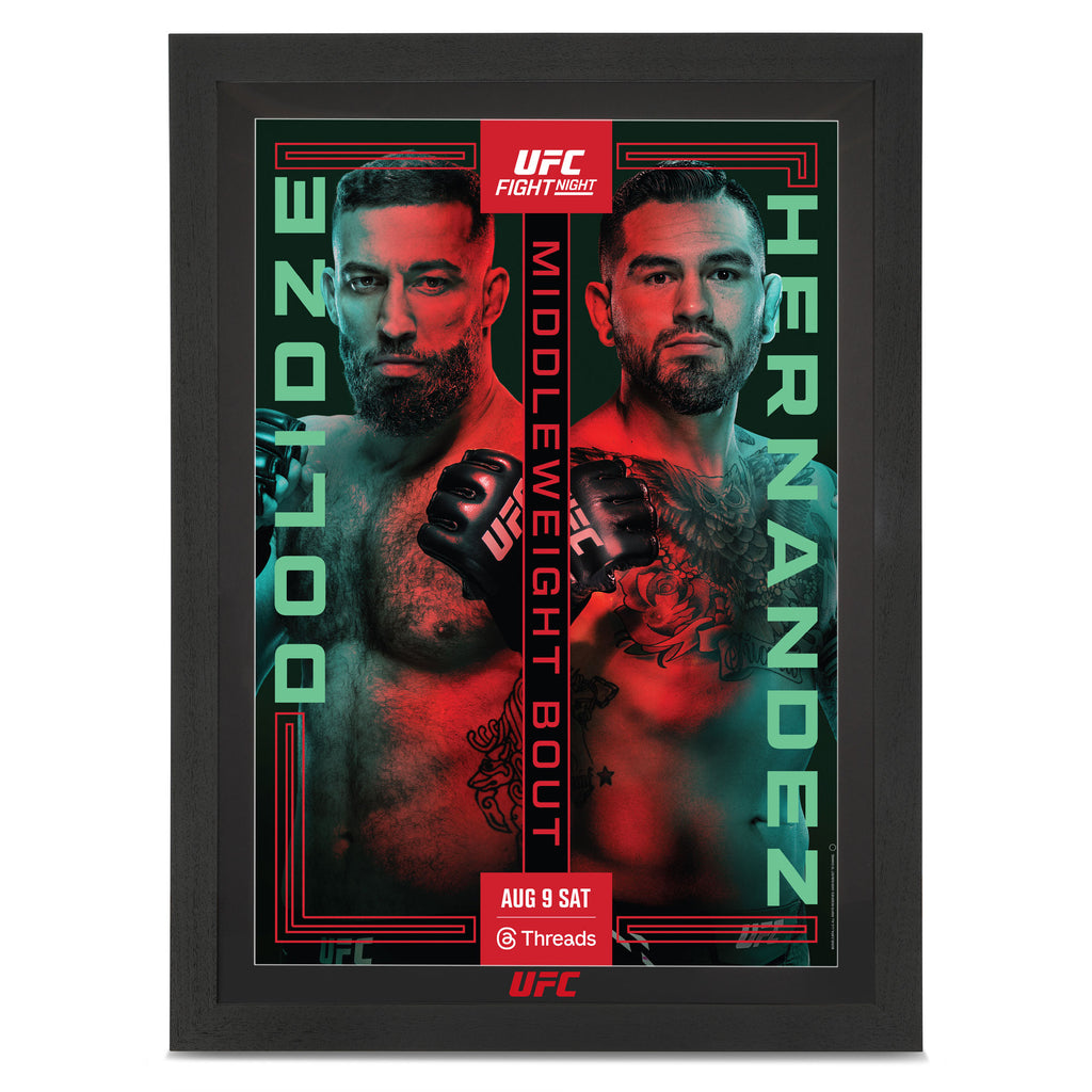 UFC Fight Night: Dolidze vs Hernandez Autographed Event Poster