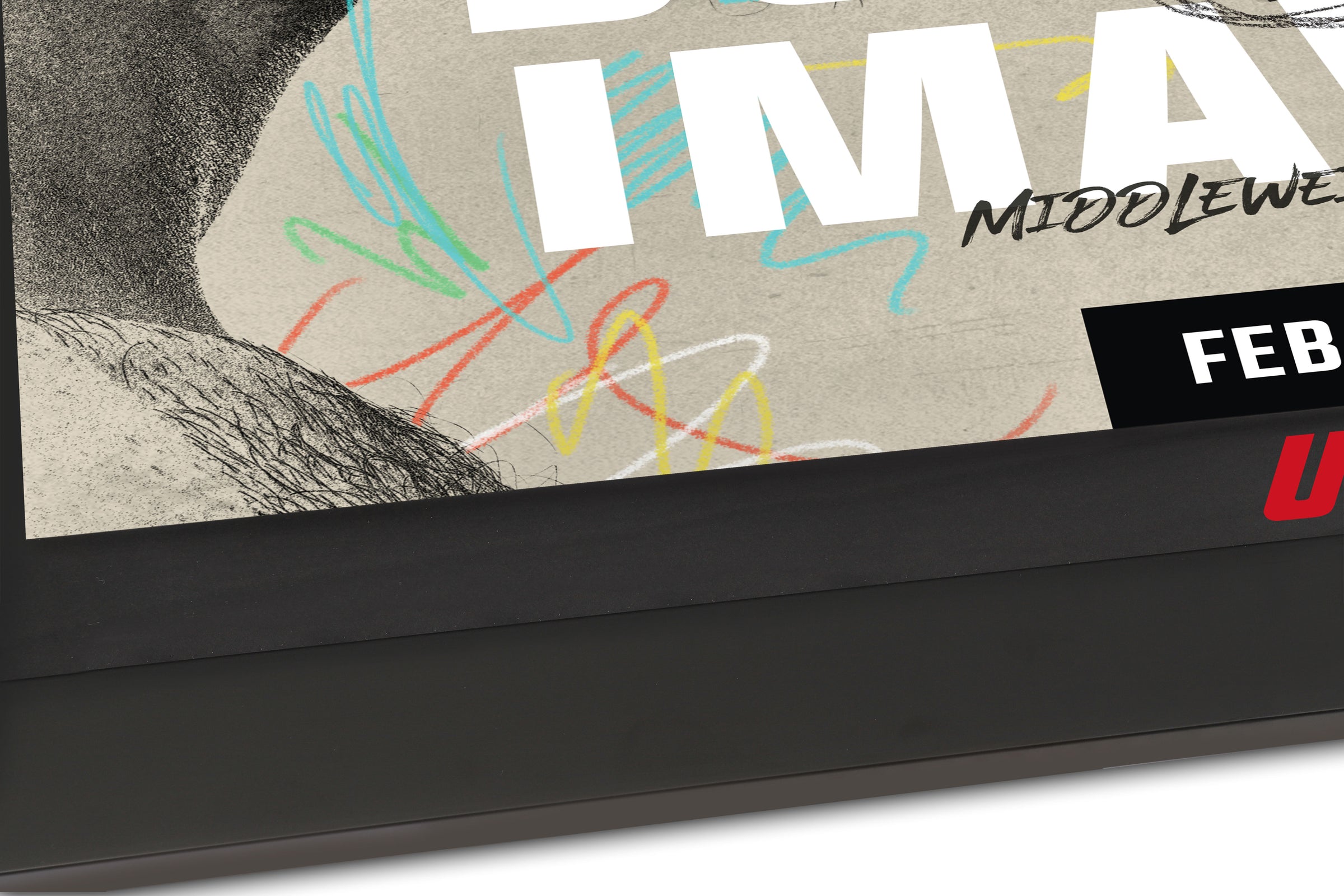 UFC Fight Night Dolidze vs Imavov Autographed Event Poster