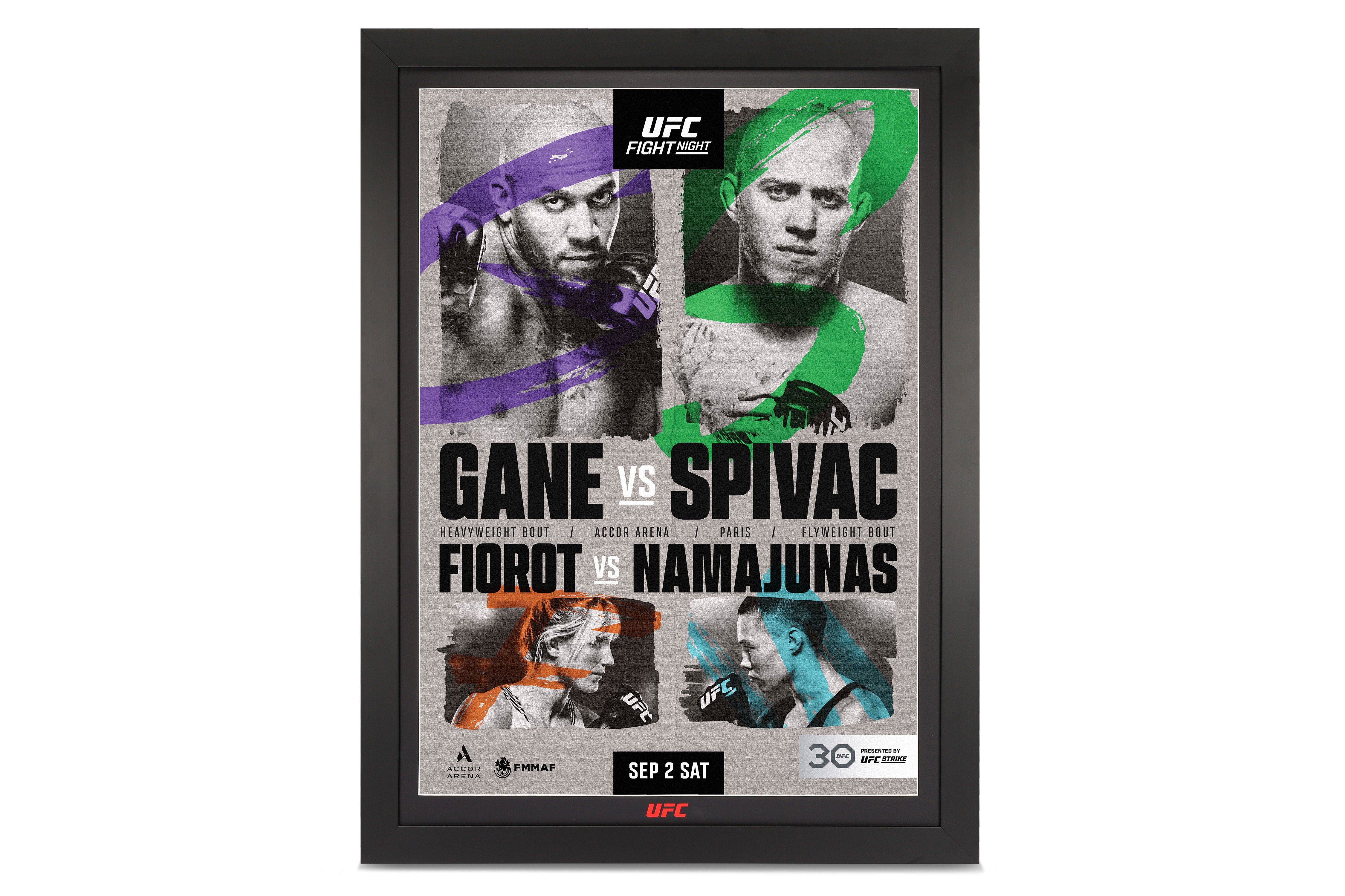 UFC 291: Poirier vs Gaethje 2 Autographed Event Poster