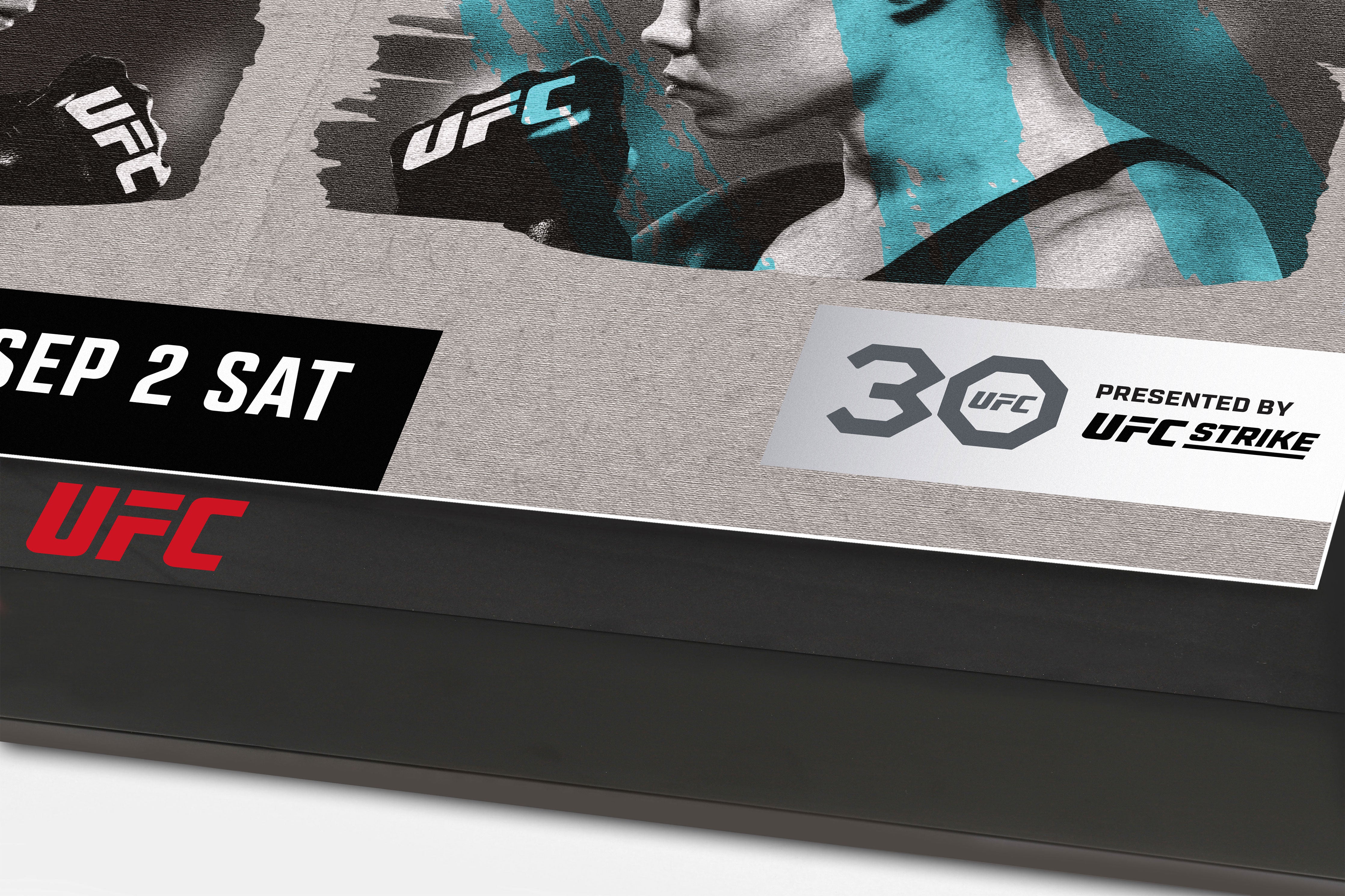 UFC Fight Night: Gane vs Spivac Autographed Event Poster