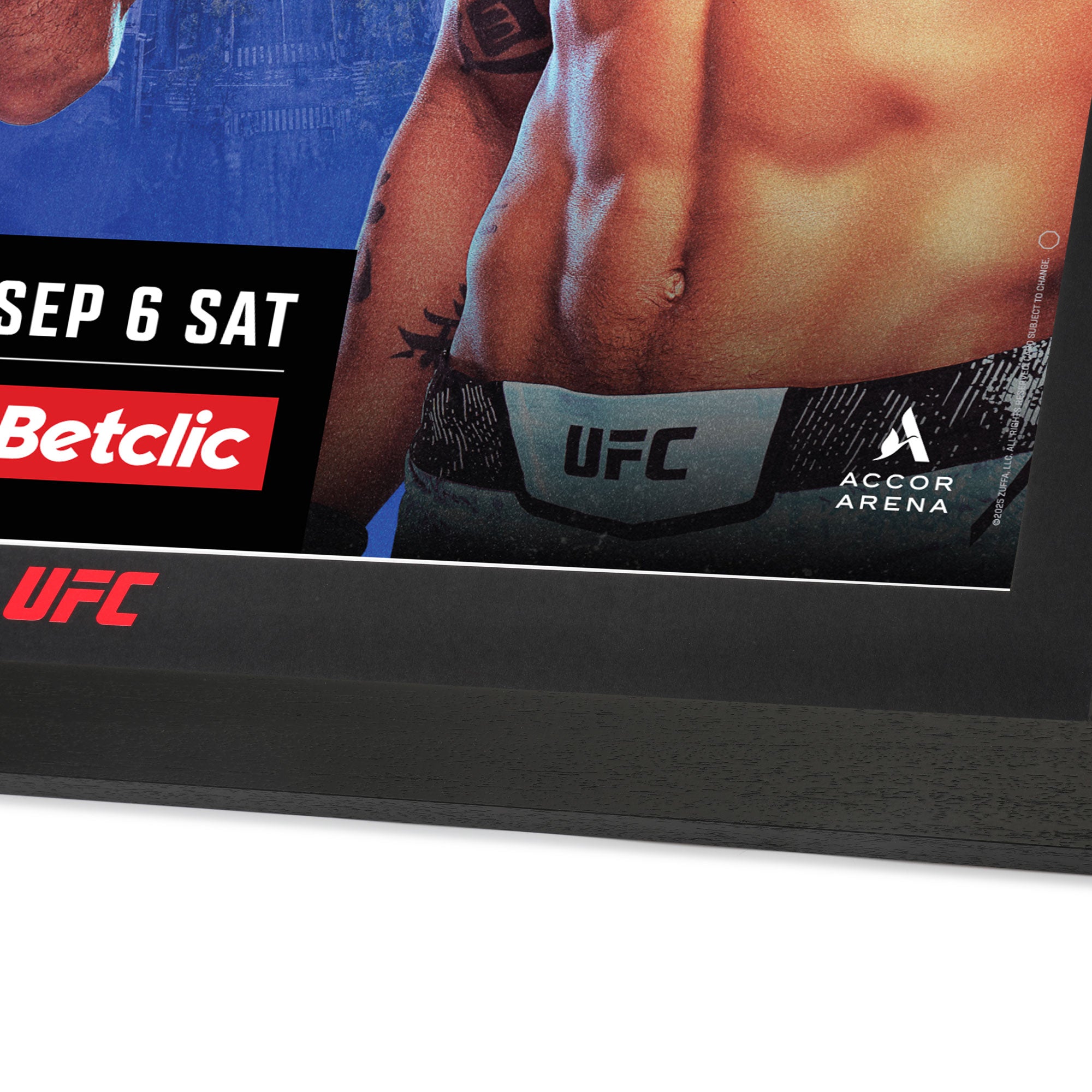 UFC Fight Night: Imavov vs Borralho Autographed Event Poster