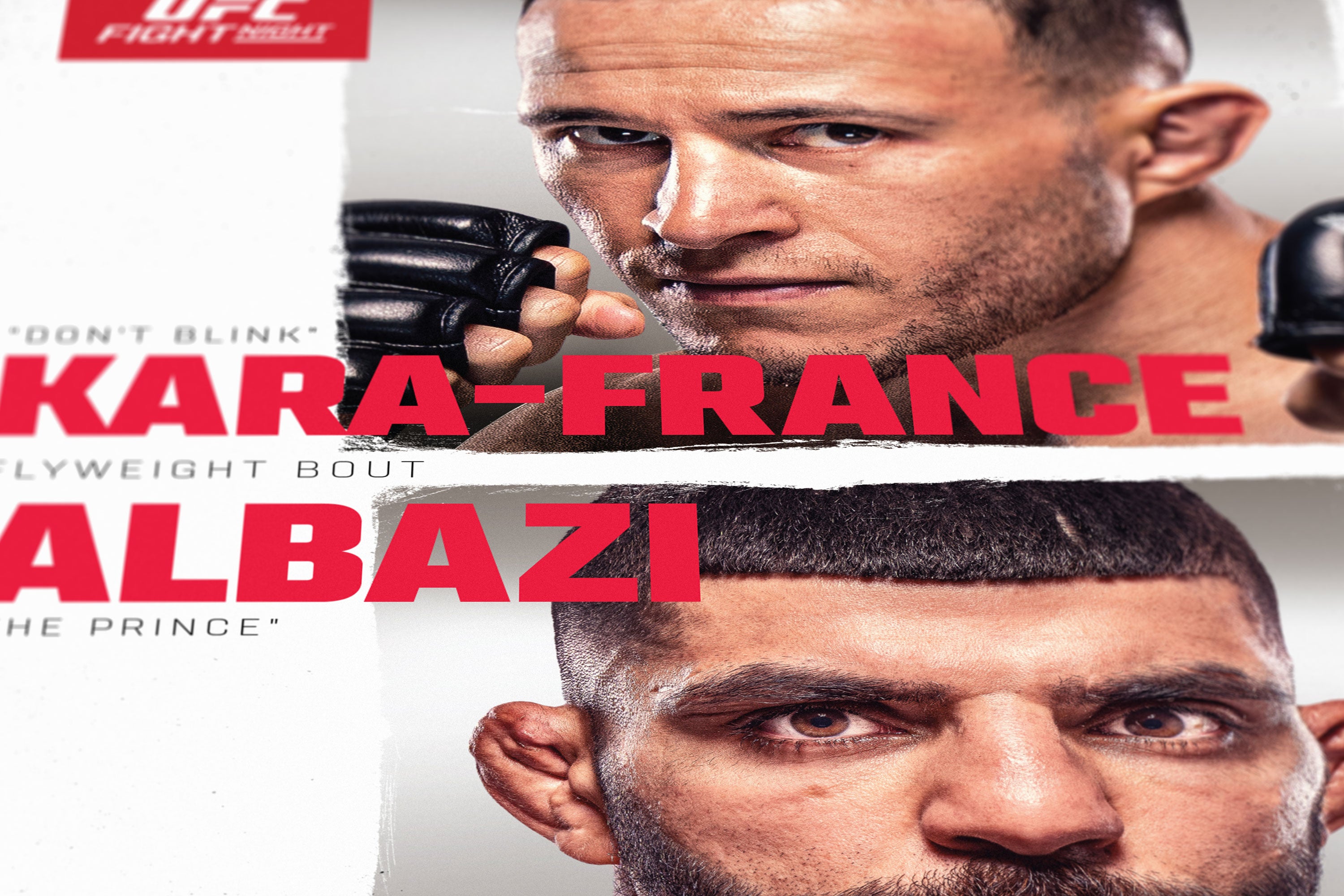 UFC Fight Night: Kara-France vs Albazi Autographed Event Poster