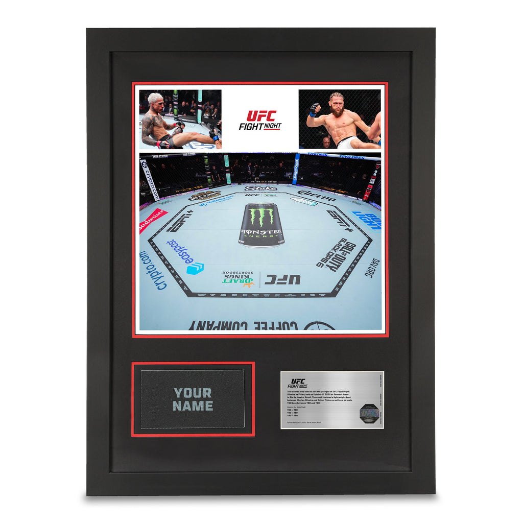 UFC Fight Night: Oliveira vs Fiziev Name on Canvas