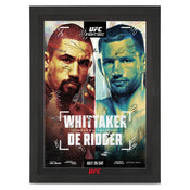 UFC Fight Night: Whittaker vs de Ridder Autographed Event Poster First Edition