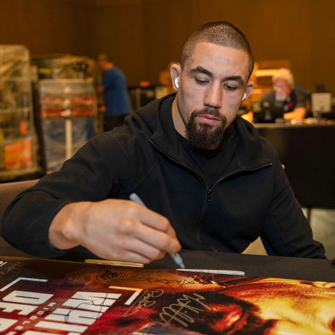 UFC Fight Night: Whittaker vs de Ridder Autographed Event Poster First Edition