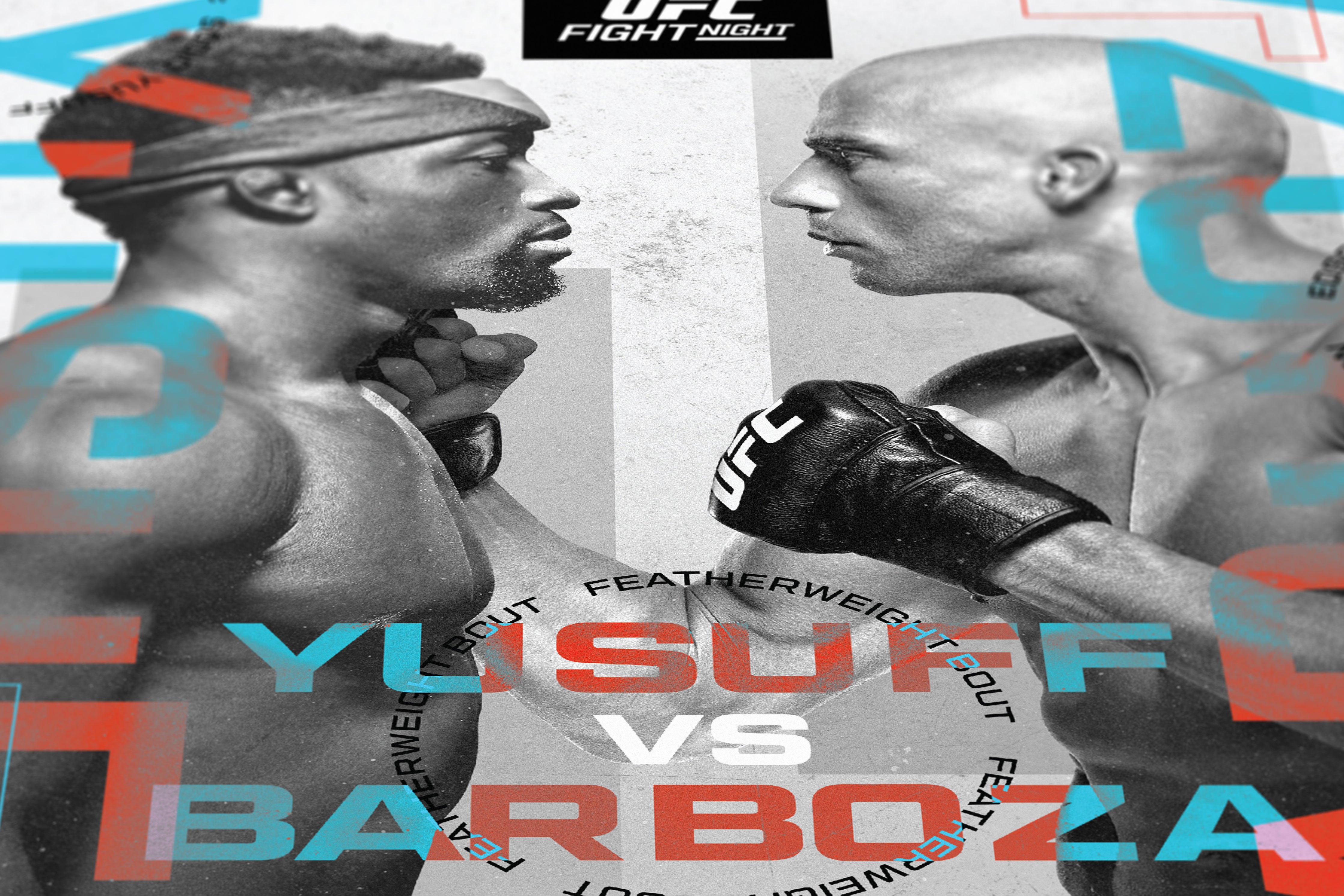 UFC Fight Night: Yusuff vs Barboza Autographed Event Poster