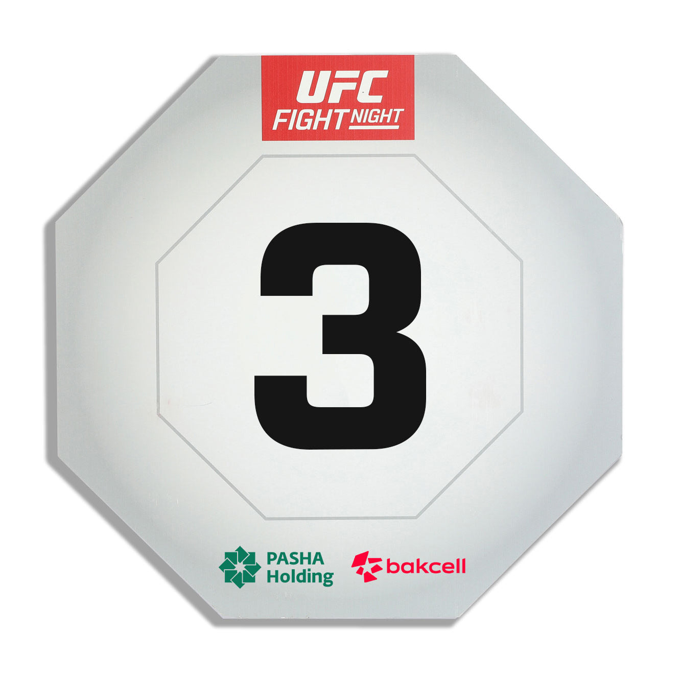 UFC Fight Night: Hill vs Rountree Jr Event Used Round Three Card