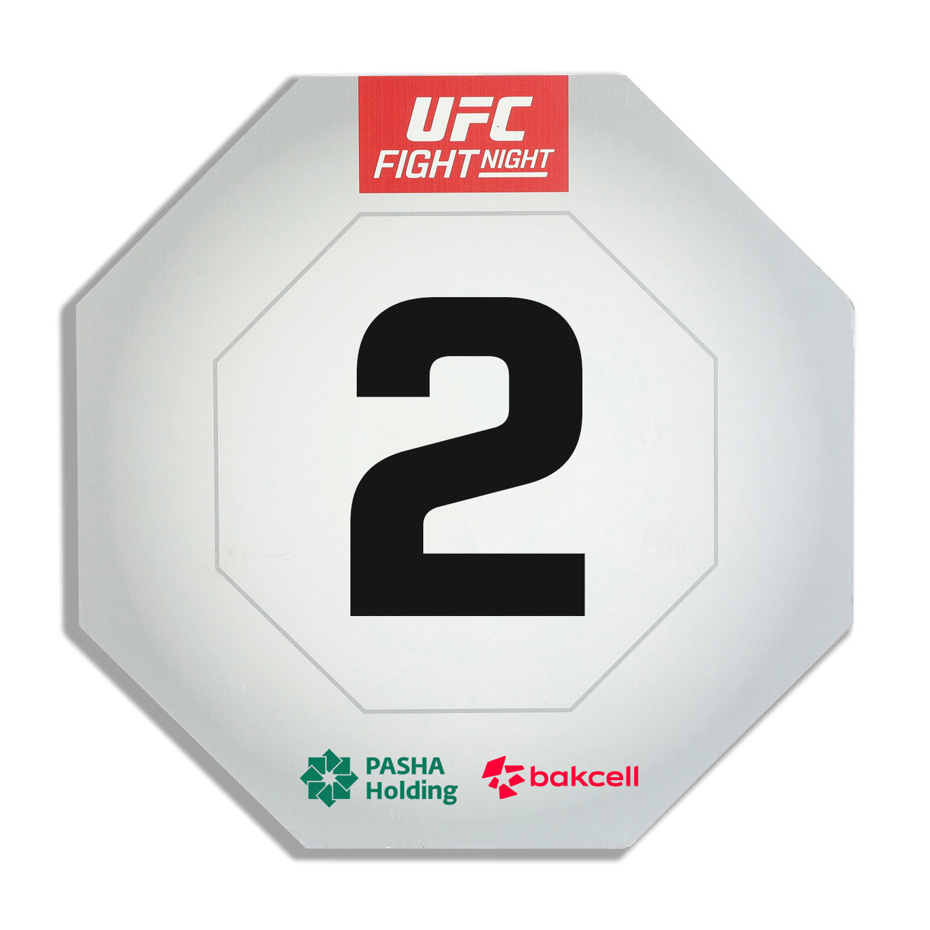 UFC Fight Night: Hill vs Rountree Jr Event Used Round Card Two