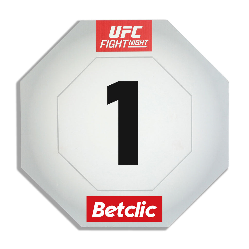 UFC Fight Night: Imavov vs Borralho Event Used Round Card One