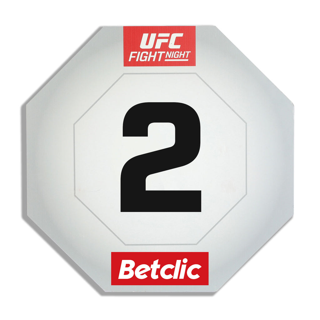 UFC Fight Night: Imavov vs Borralho Event Used Round Card Two