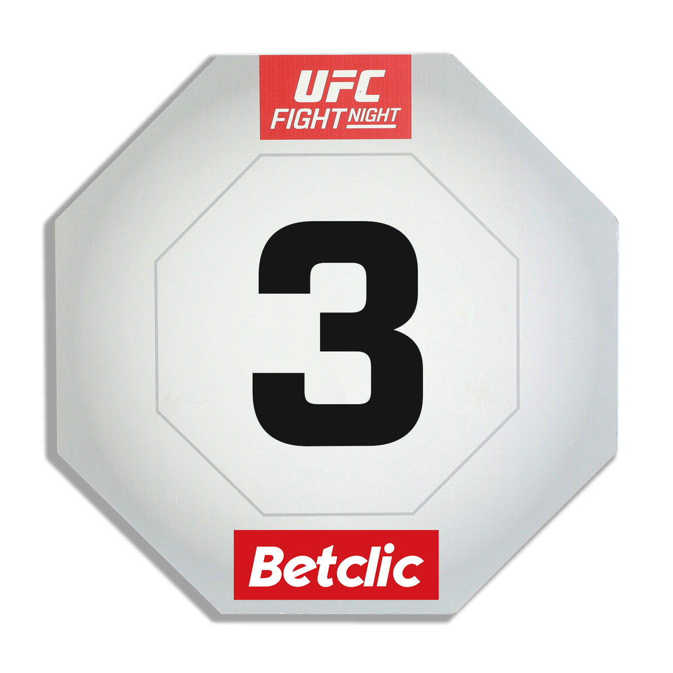 UFC Fight Night: Imavov vs Borralho Event Used Round Card Three