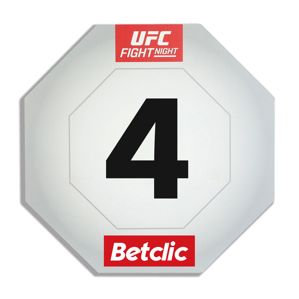 UFC Fight Night: Imavov vs Borralho Event Used Round Card Four