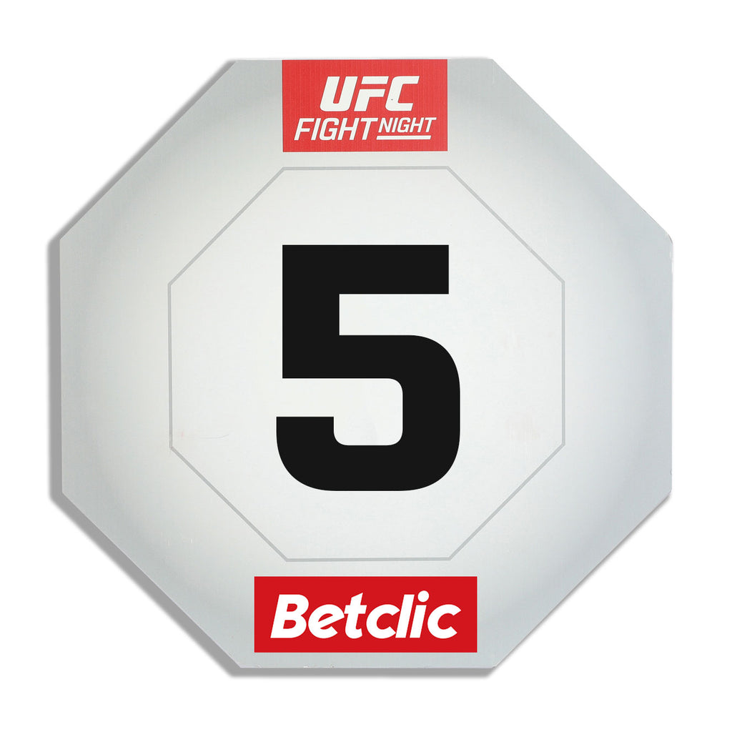 UFC Fight Night: Imavov vs Borralho Event Used Round Card Five