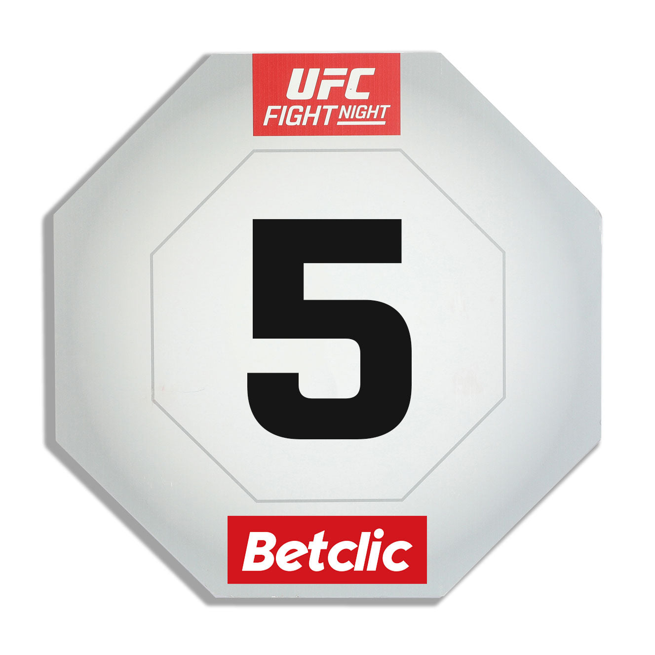 UFC Fight Night: Imavov vs Borralho Event Used Round Card Five