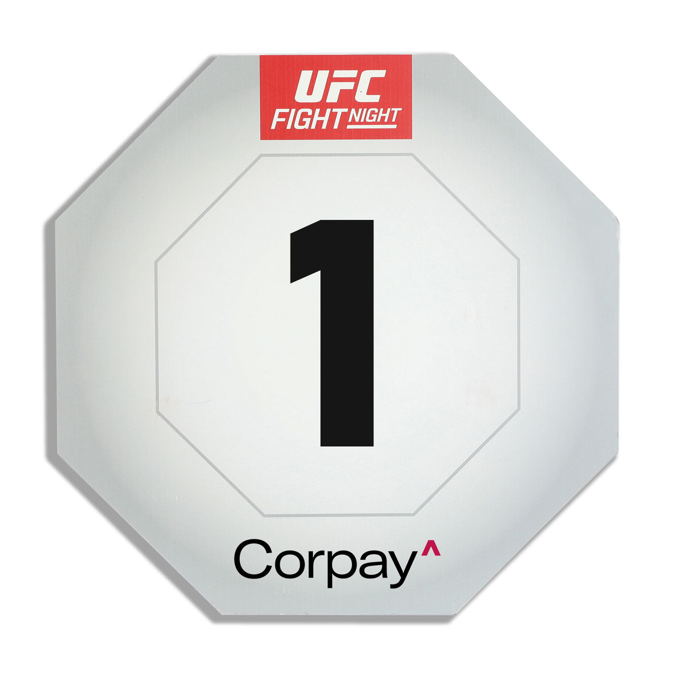 UFC Fight Night: Ulberg vs Reyes Event Used Round Card One