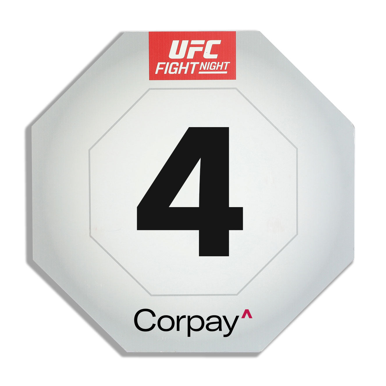 UFC Fight Night: Ulberg vs Reyes Event Used Round Card Four