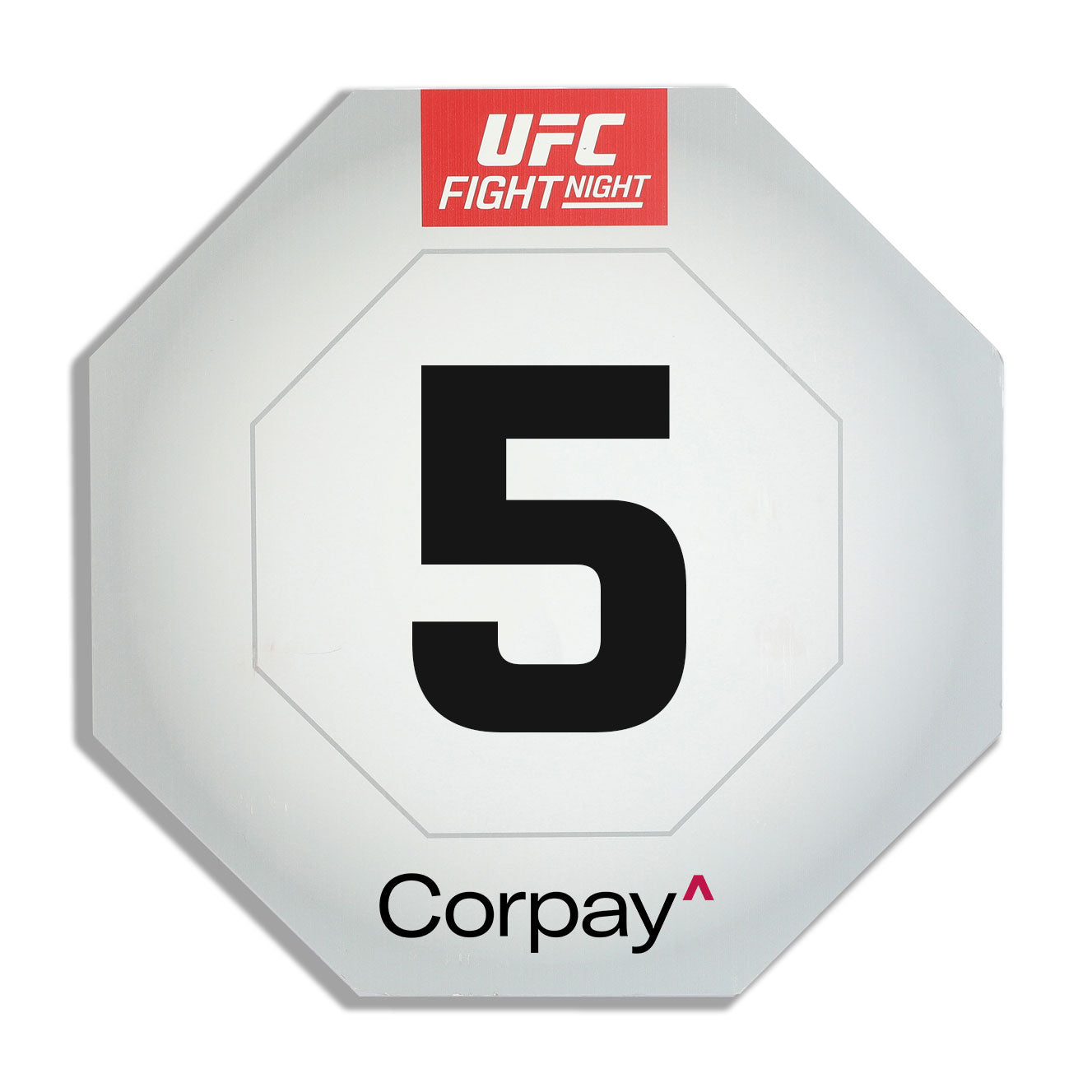 UFC Fight Night: Ulberg vs Reyes Event Used Round Card Five