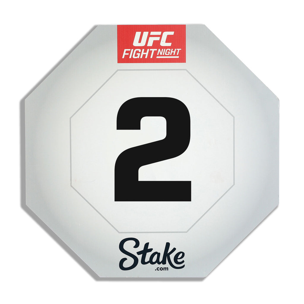 UFC Fight Night: Oliveira vs Gamrot Event Used Round Card Two
