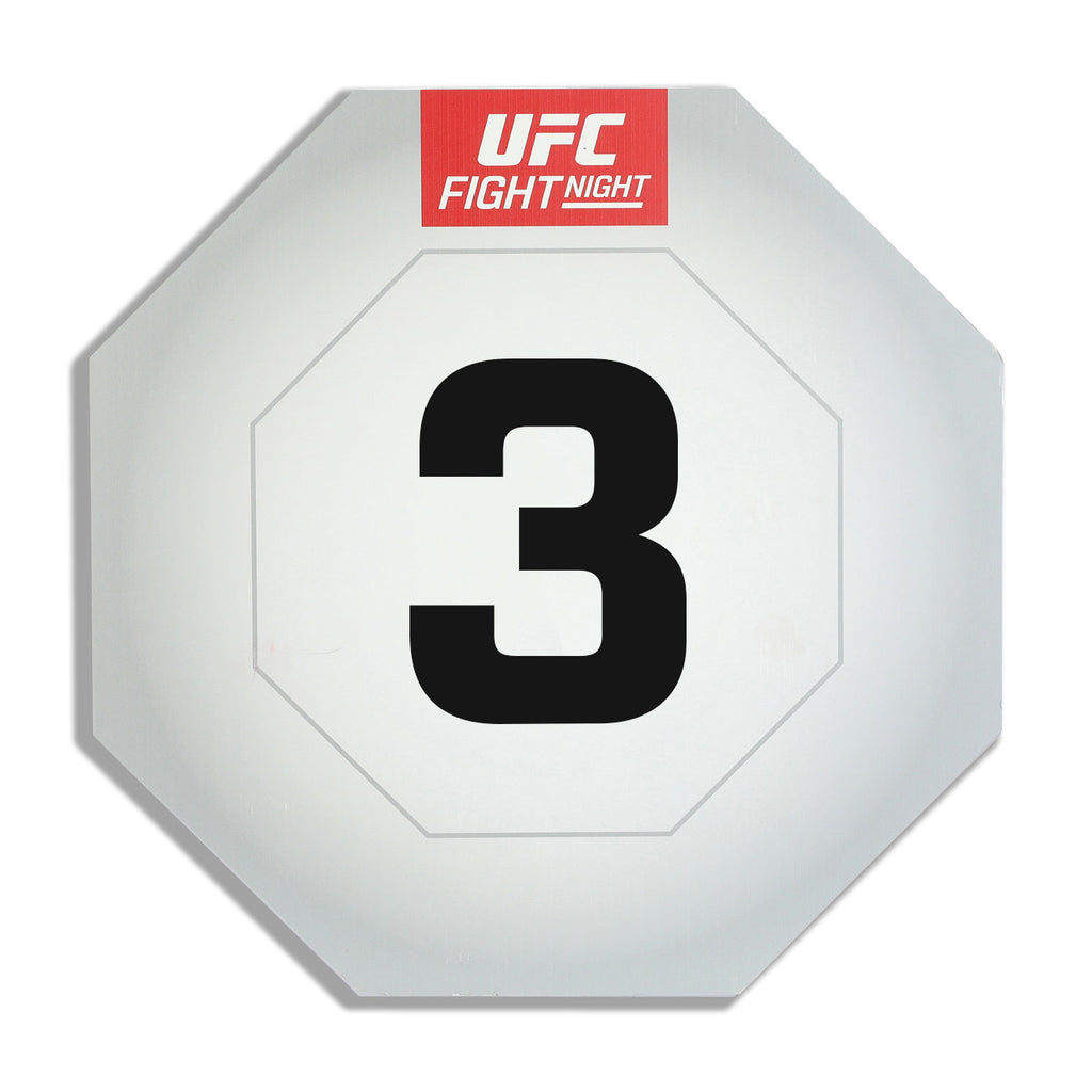 UFC Fight Night: Whittaker vs De Ridder Event Used Round Three Card