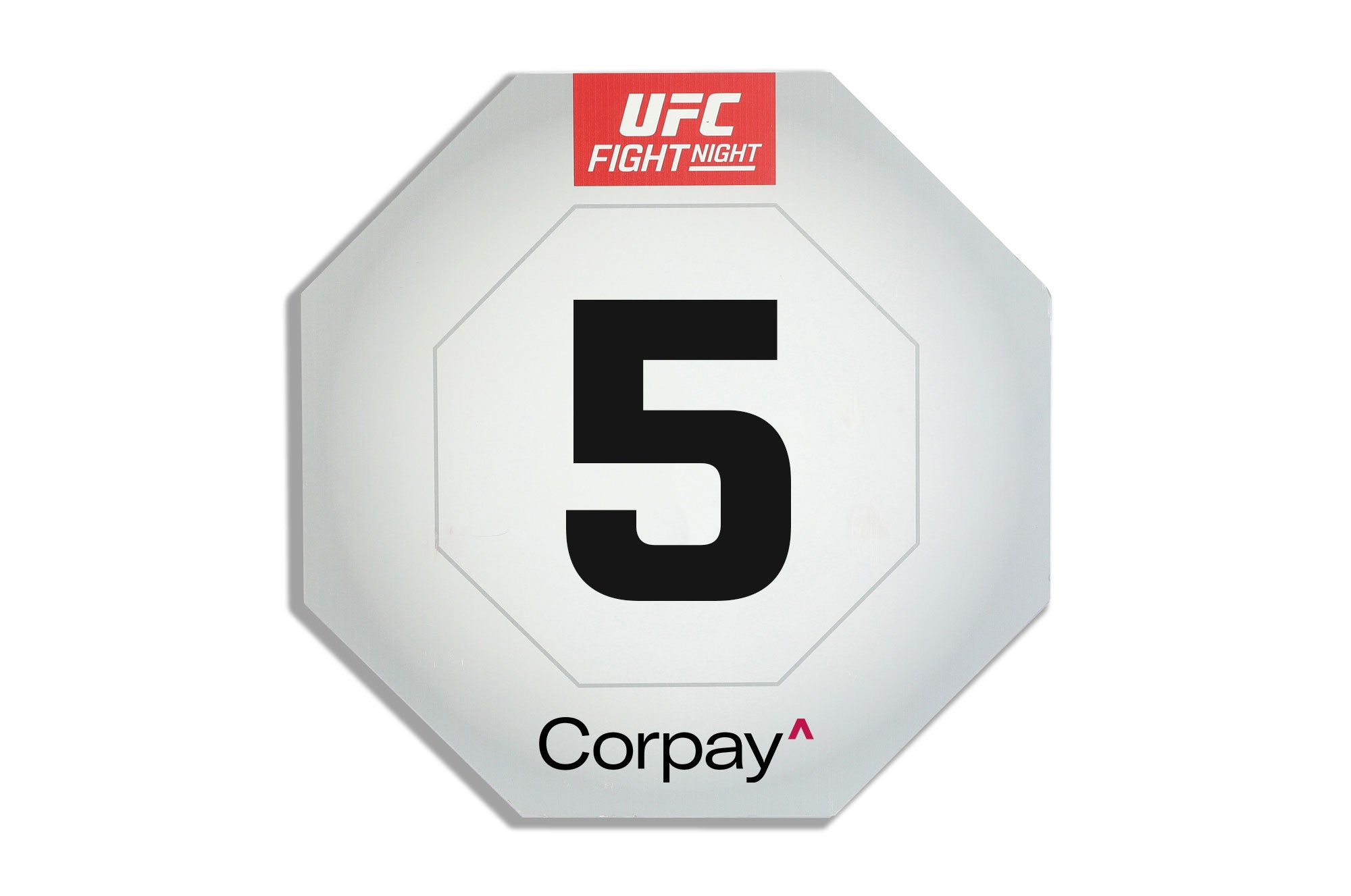 UFC Fight Night: Edwards vs Brady Event Used Round Five Card